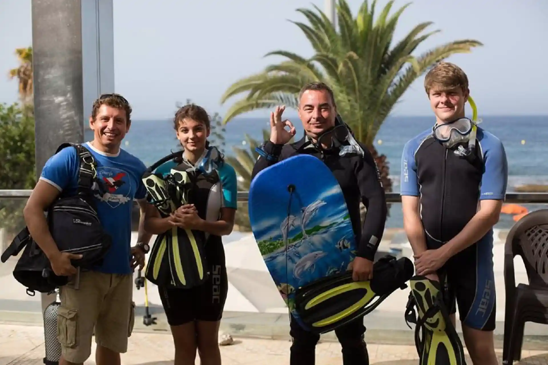 Foto de la tienda de buceo