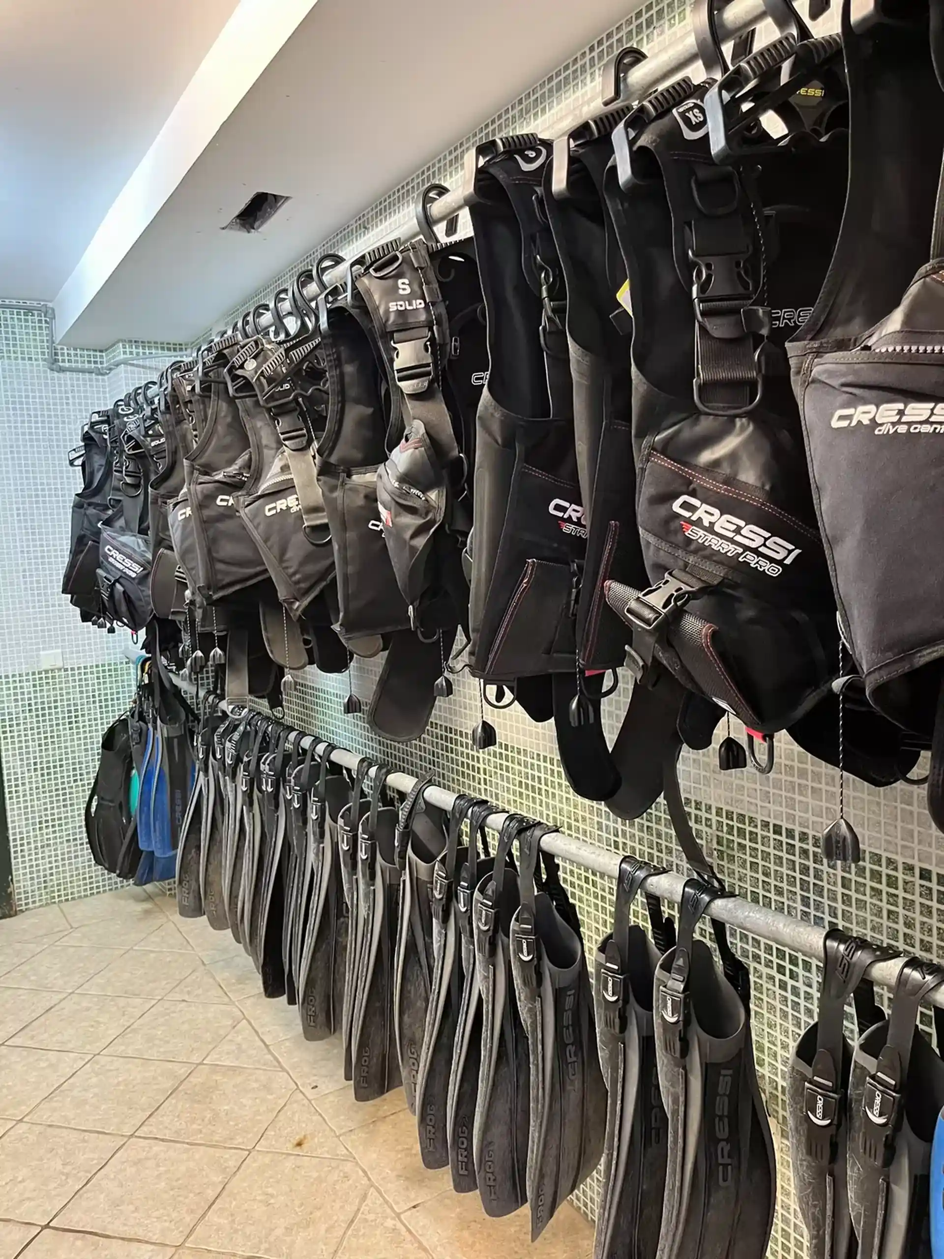 Photo du magasin de plongée