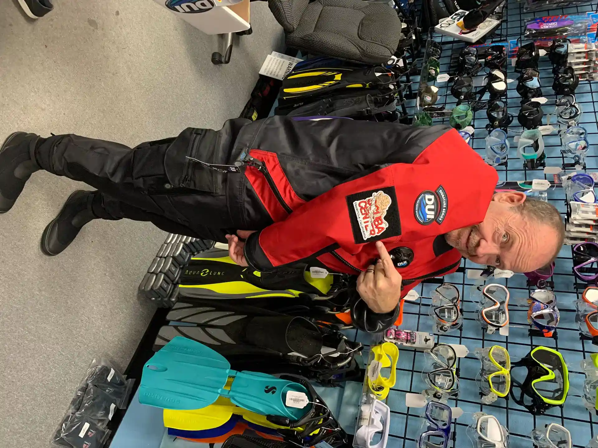 Foto de la tienda de buceo