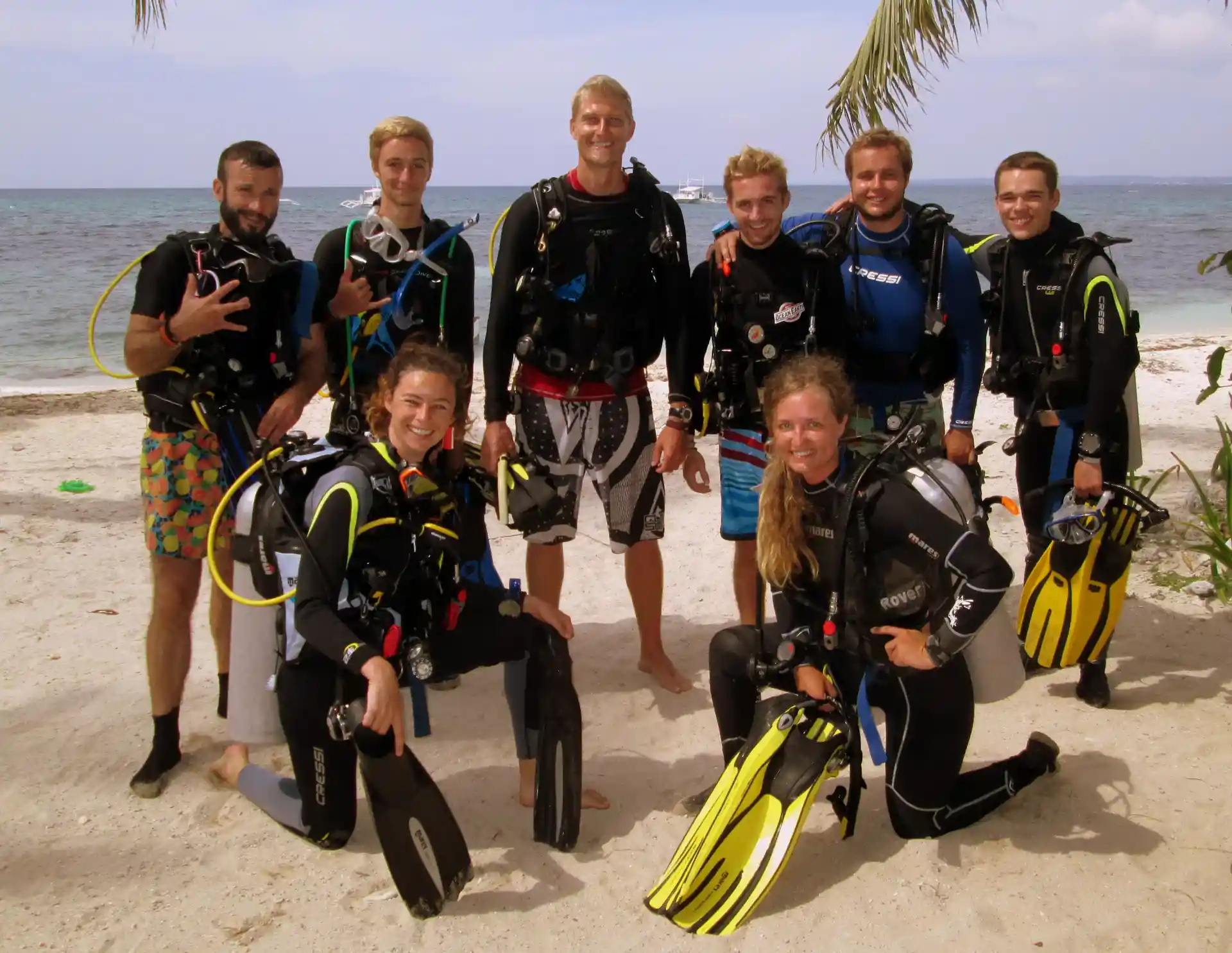 Divemasters in Training on Malapascua, Philippines