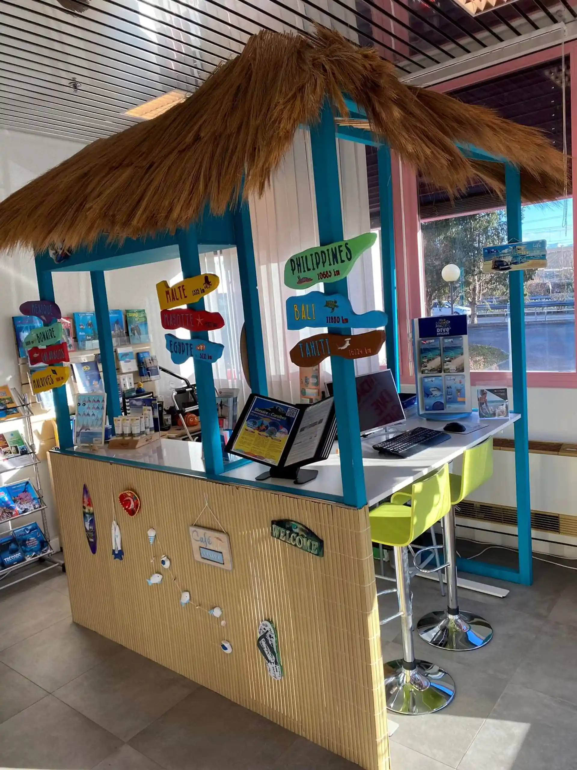Photo du magasin de plongée