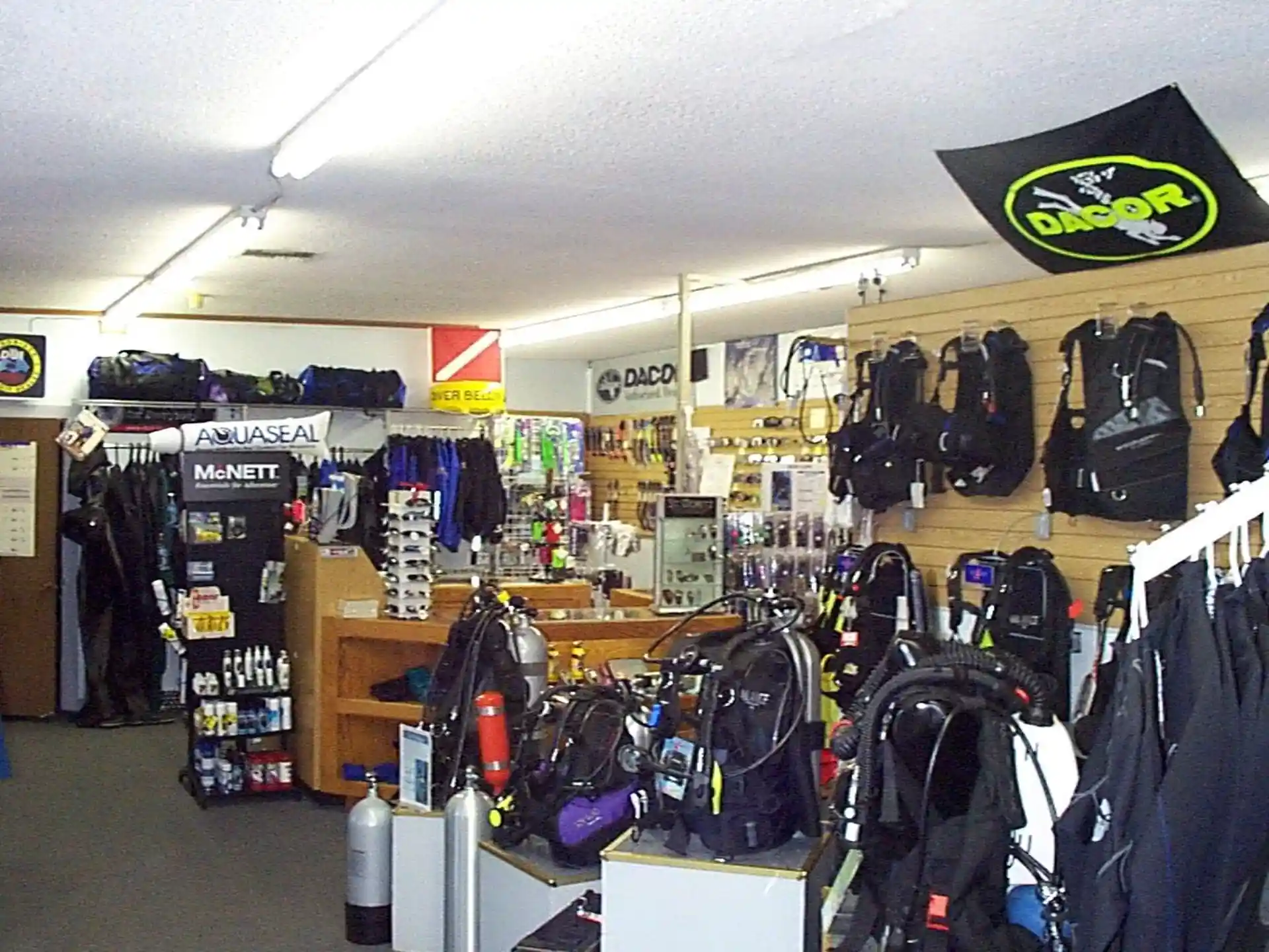 Foto de la tienda de buceo