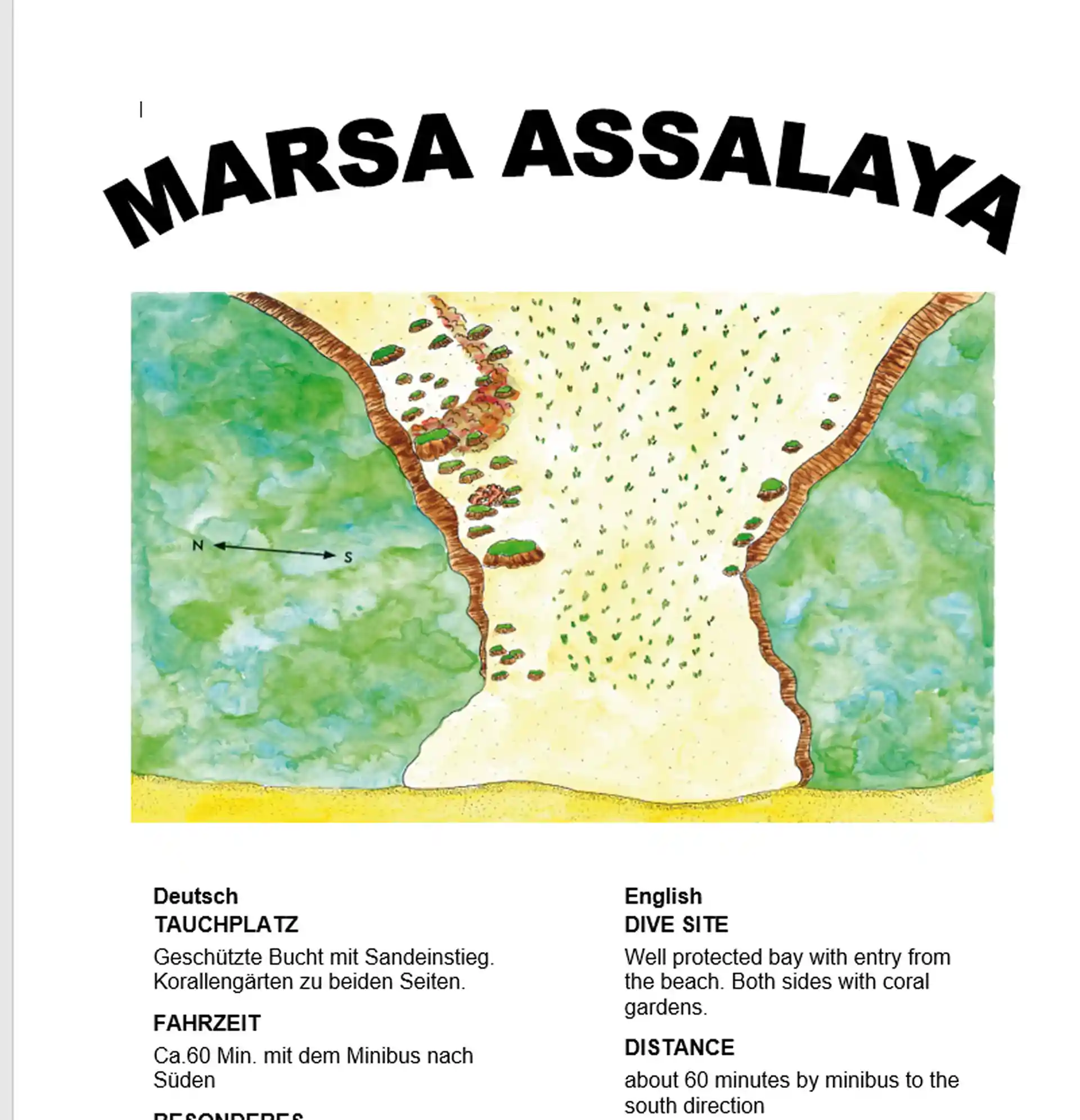 Foto des Tauchplatzes