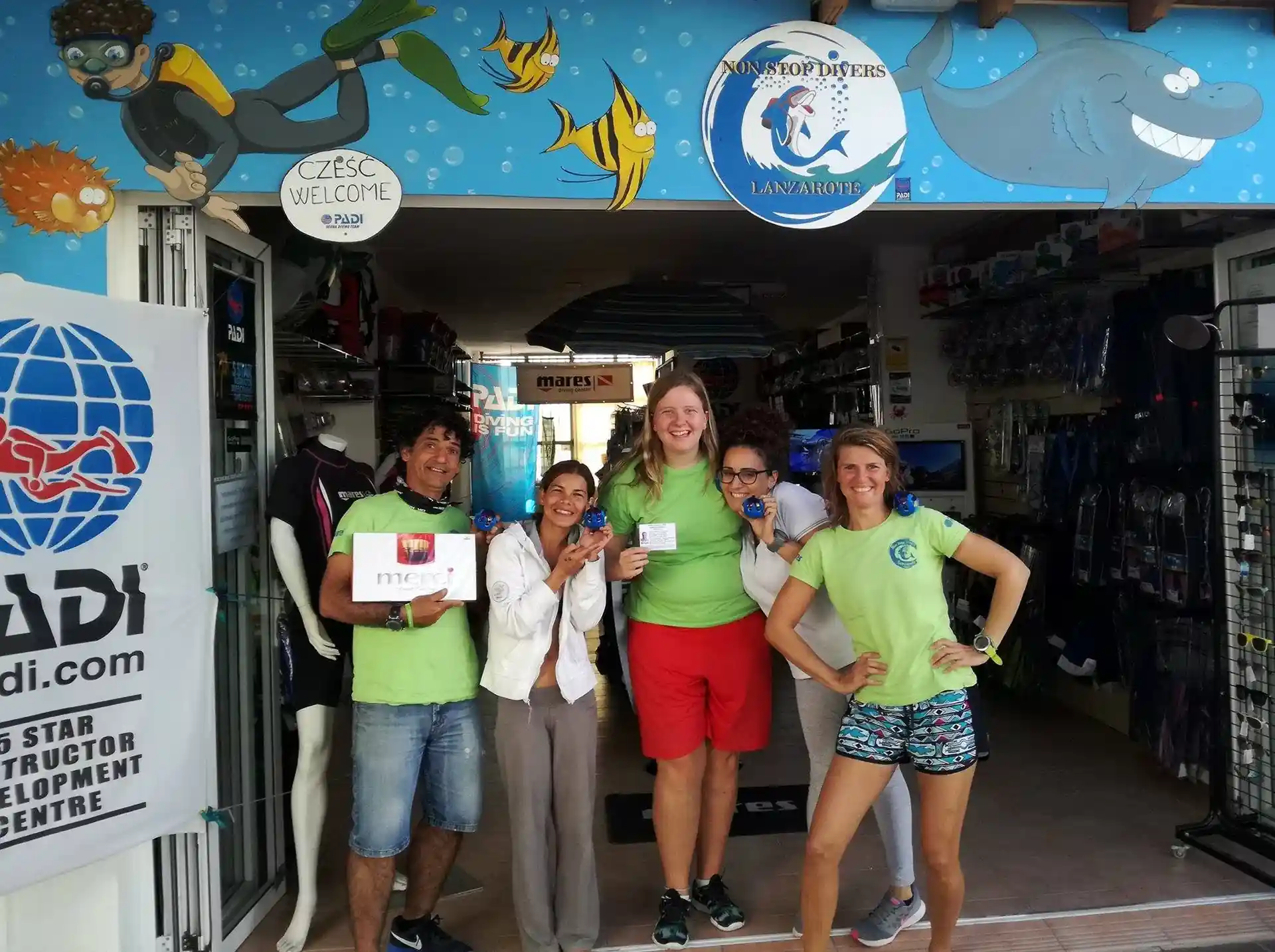 Dive shop photo