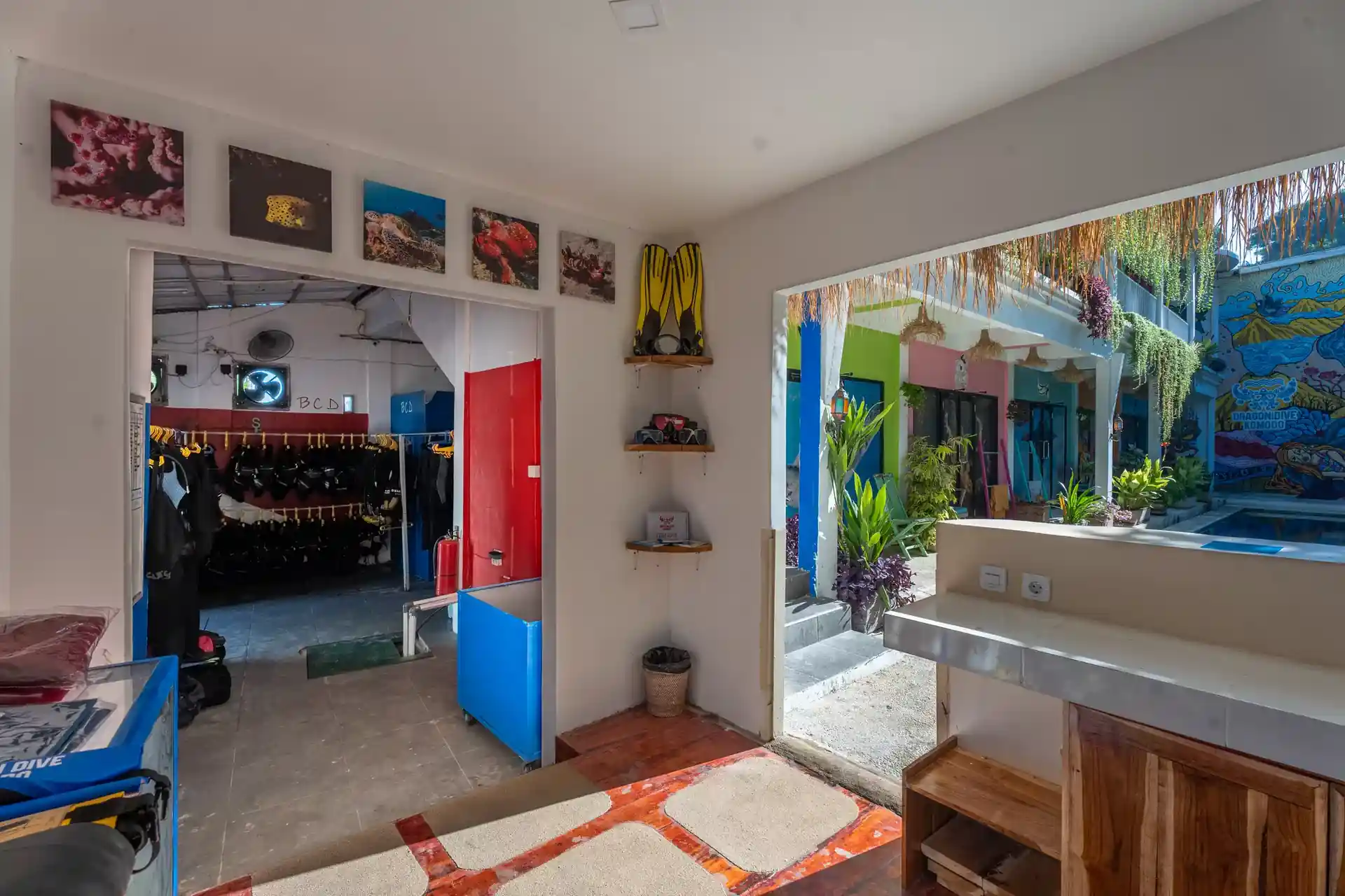 Foto de la tienda de buceo