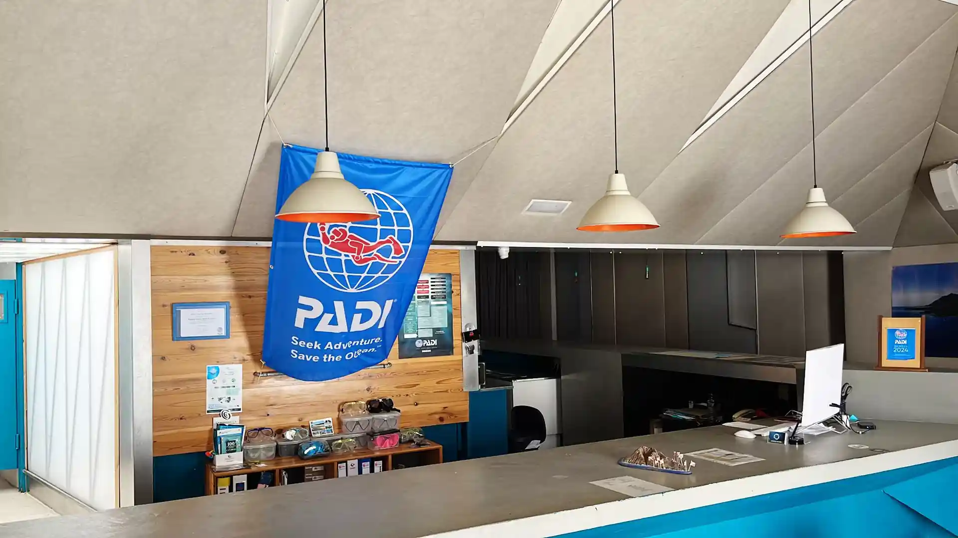 Photo du magasin de plongée