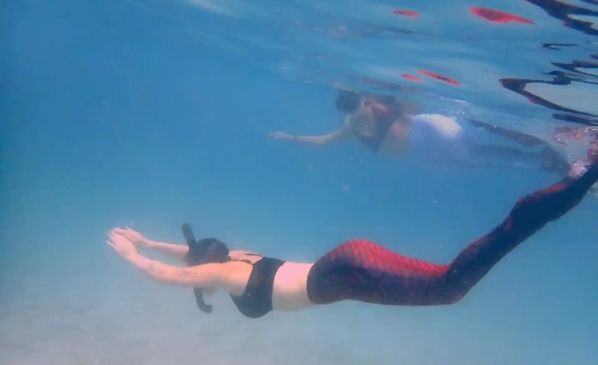 Your Mermaid Instructor will always be by your side for support.