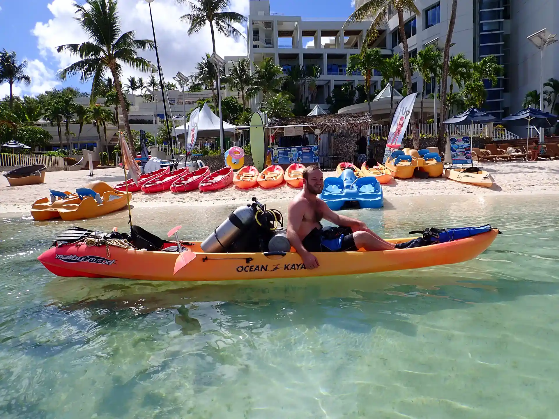 Kayak and dive from the Westin Resort Guam