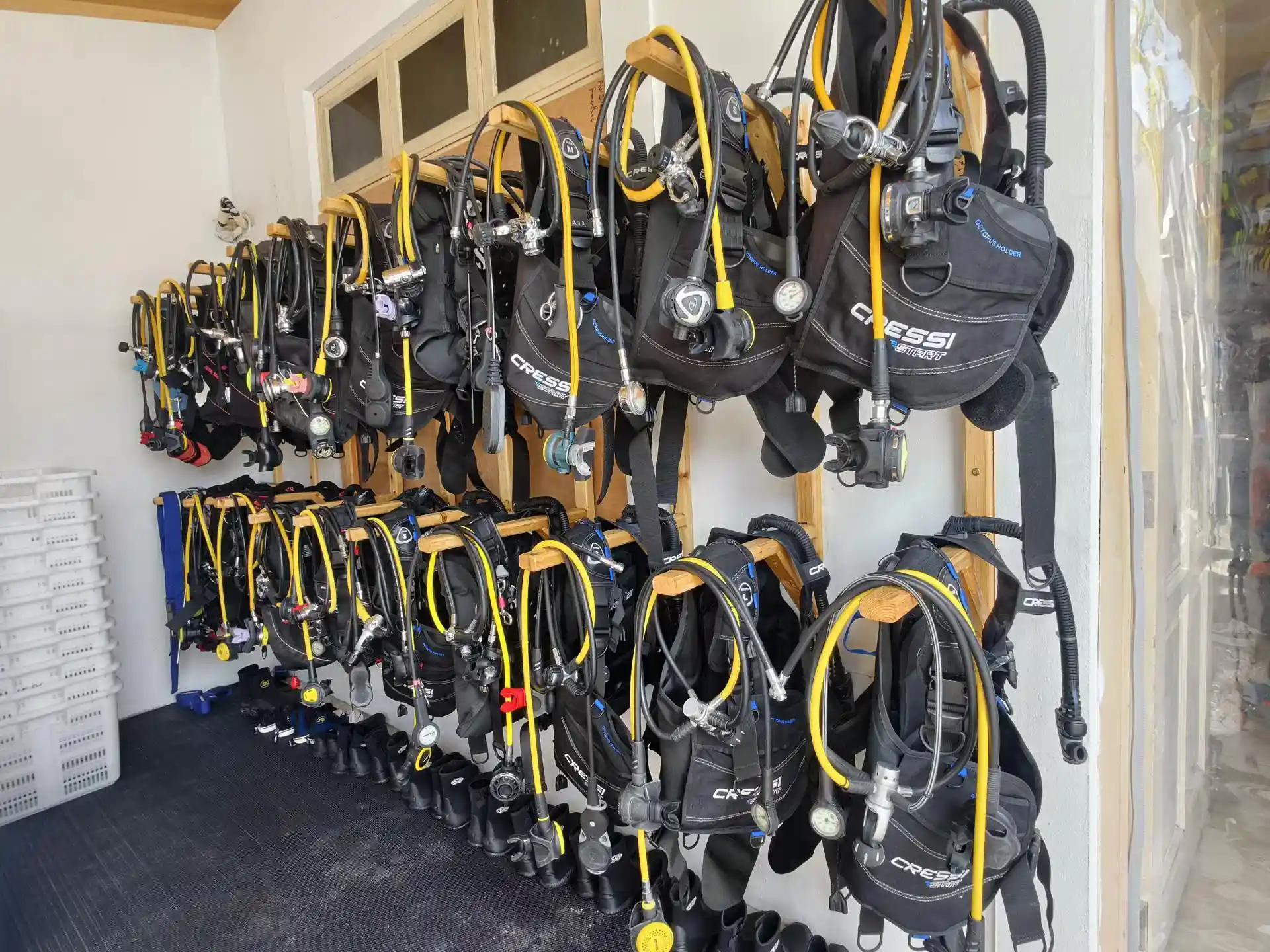 Foto de la tienda de buceo