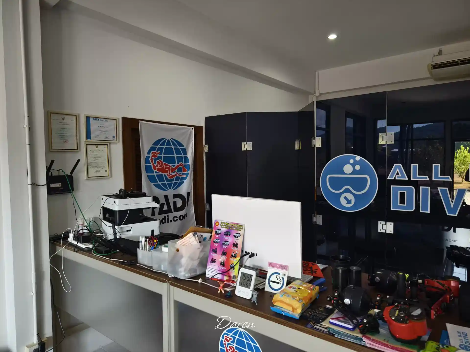 Dive shop photo