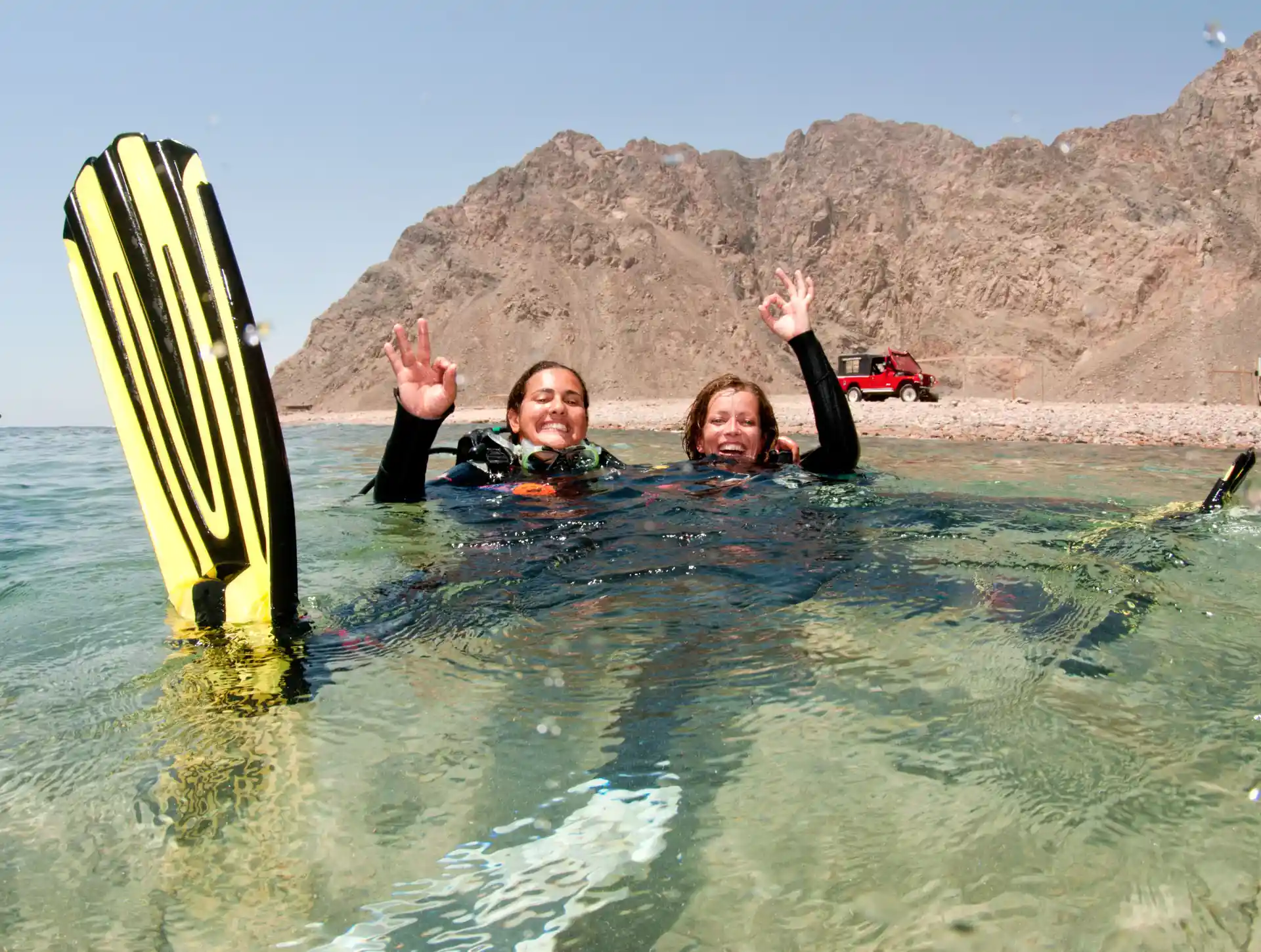 Learn to dive in Dahab, Egypt