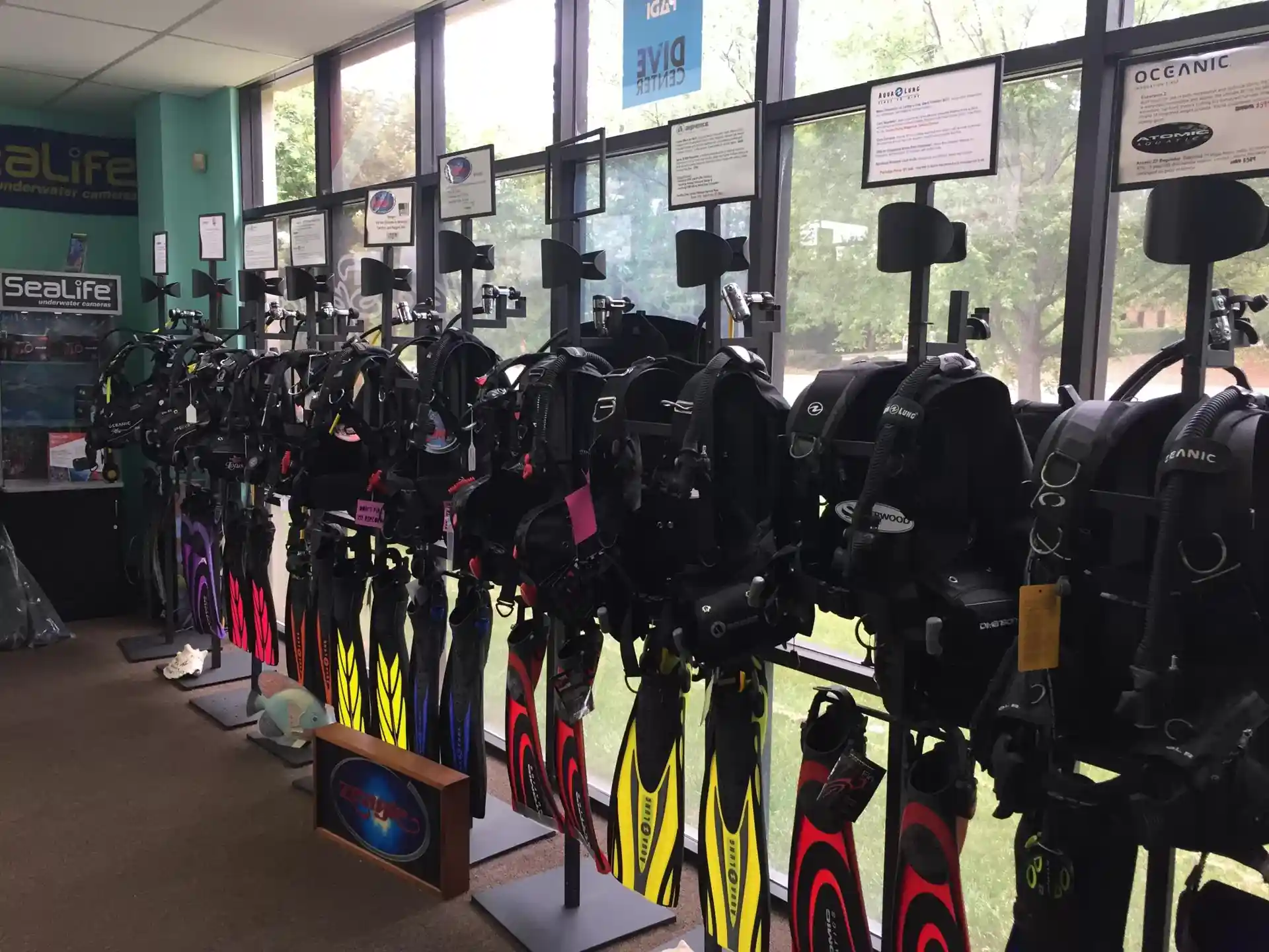 Dive shop photo