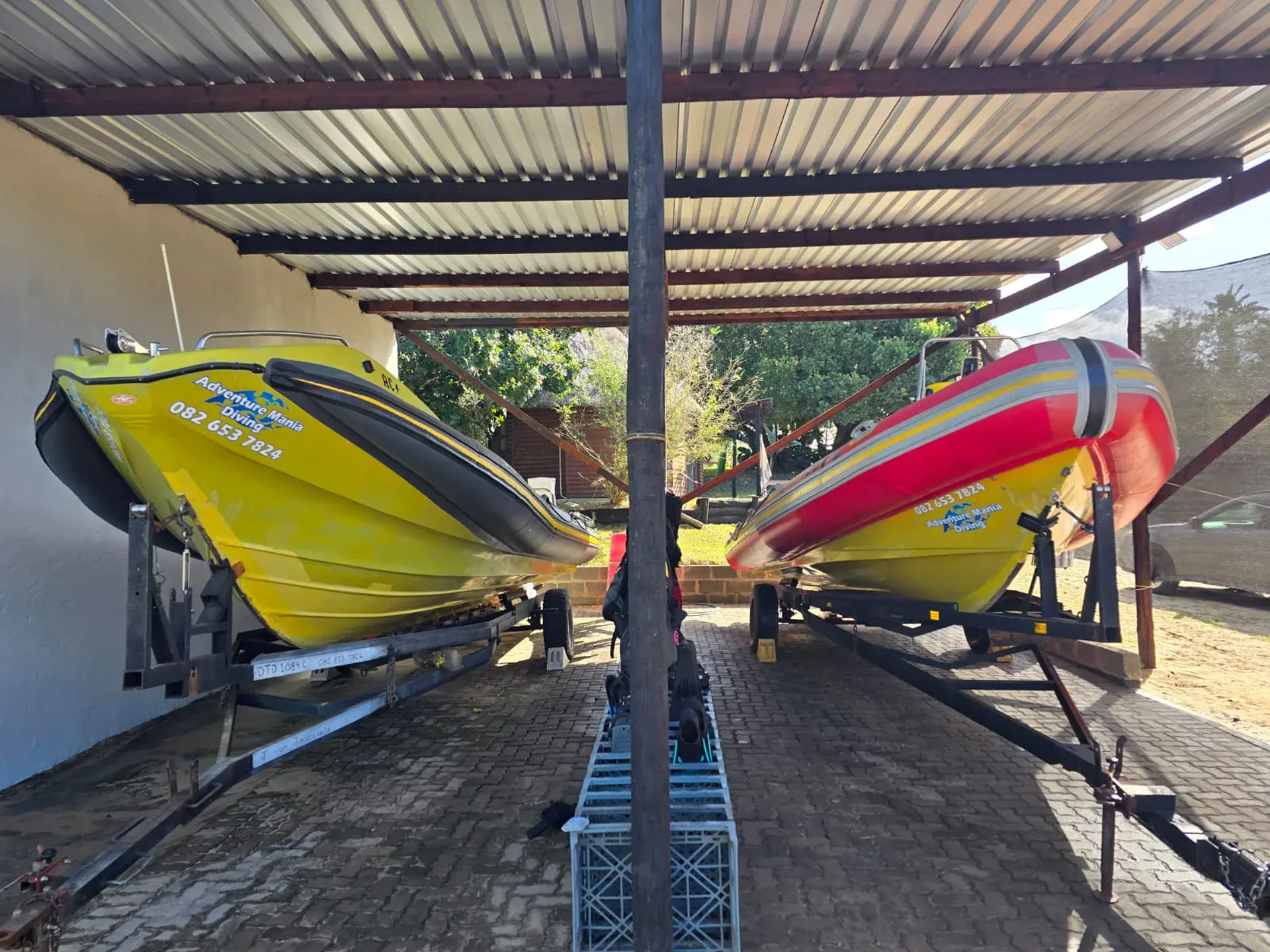 Diving Boats at the Dive Centre

Launchpads to adventure — where every Sodwana dive begins.