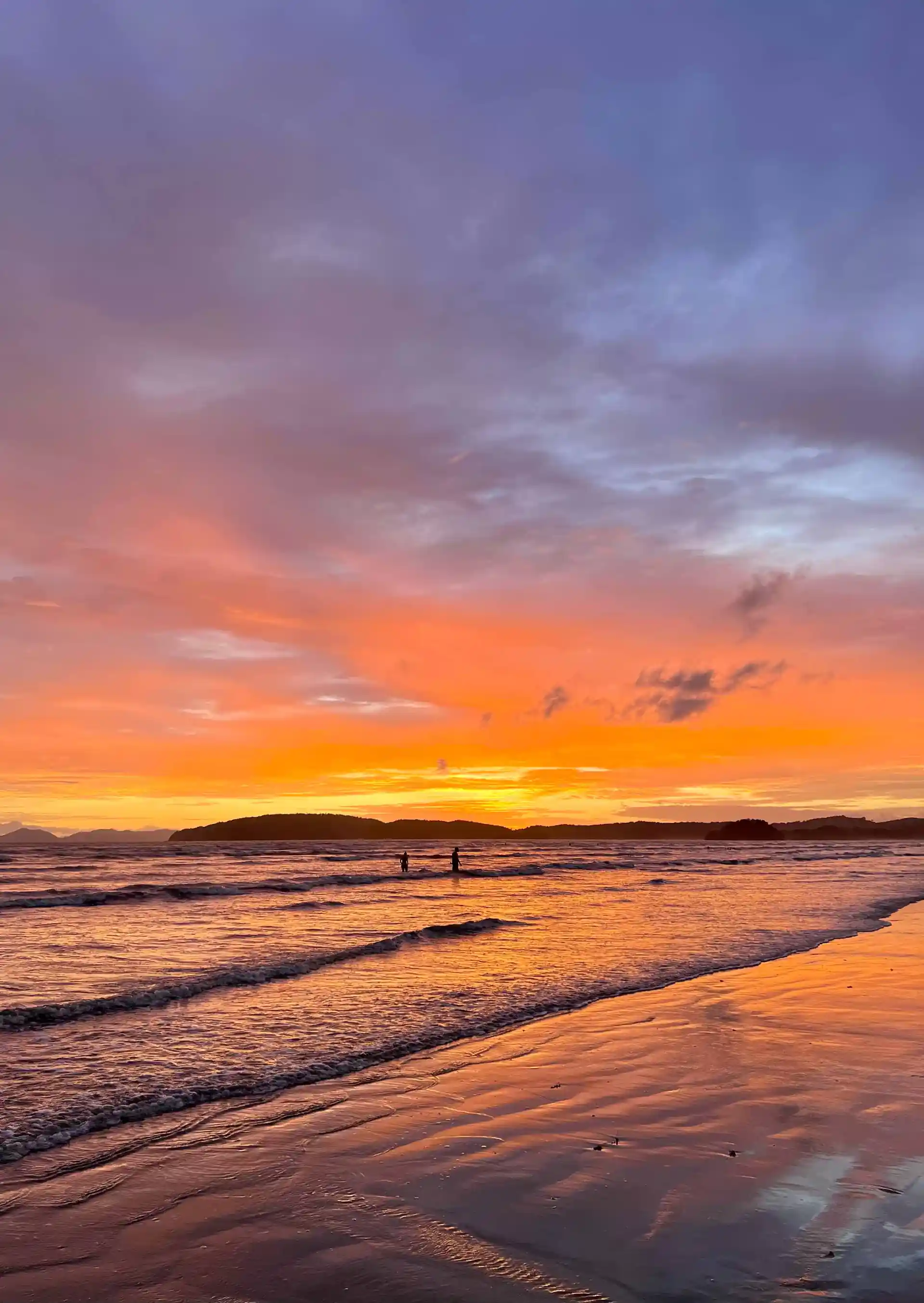 This postcard beach is cleaned