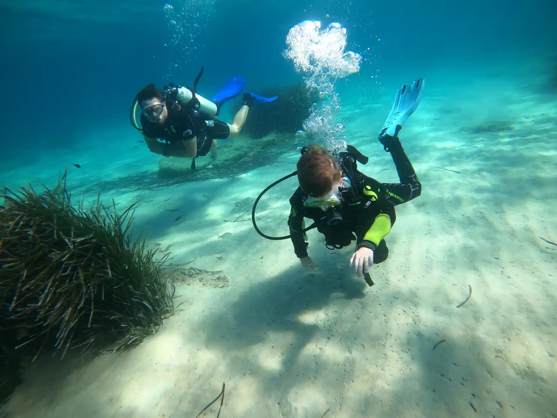 Explore the clear and protected water of the Sani resort