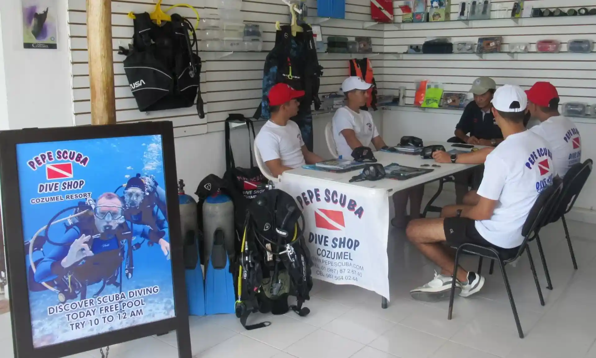 다이빙 샵 사진