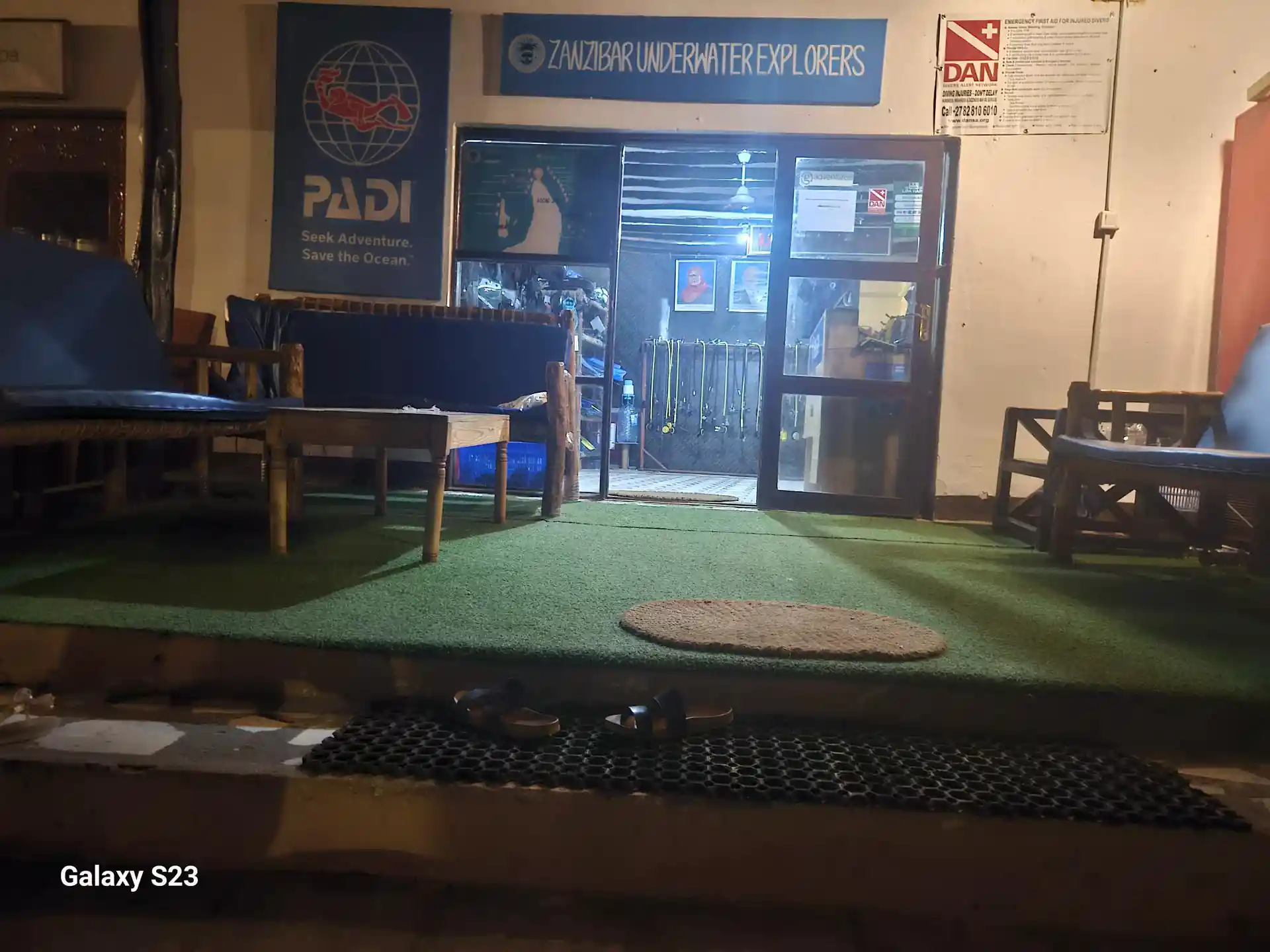 Photo du magasin de plongée