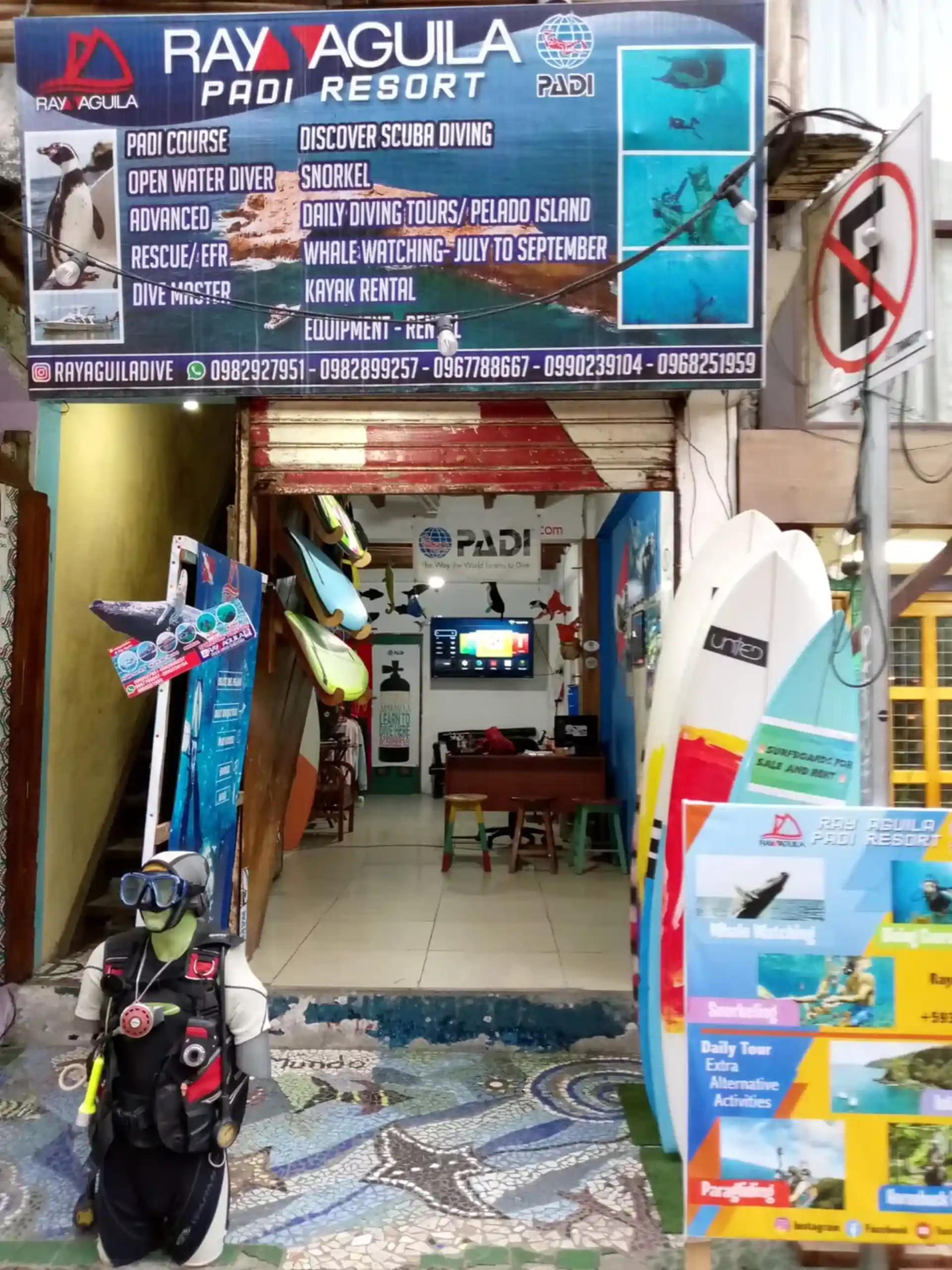 Dive shop photo