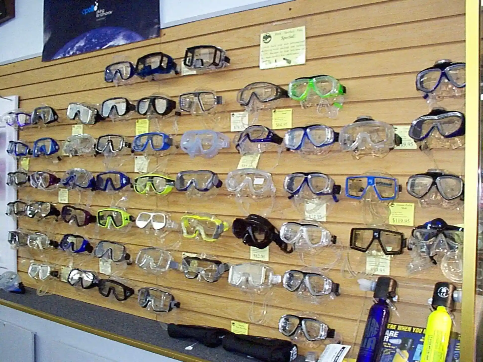 Foto de la tienda de buceo