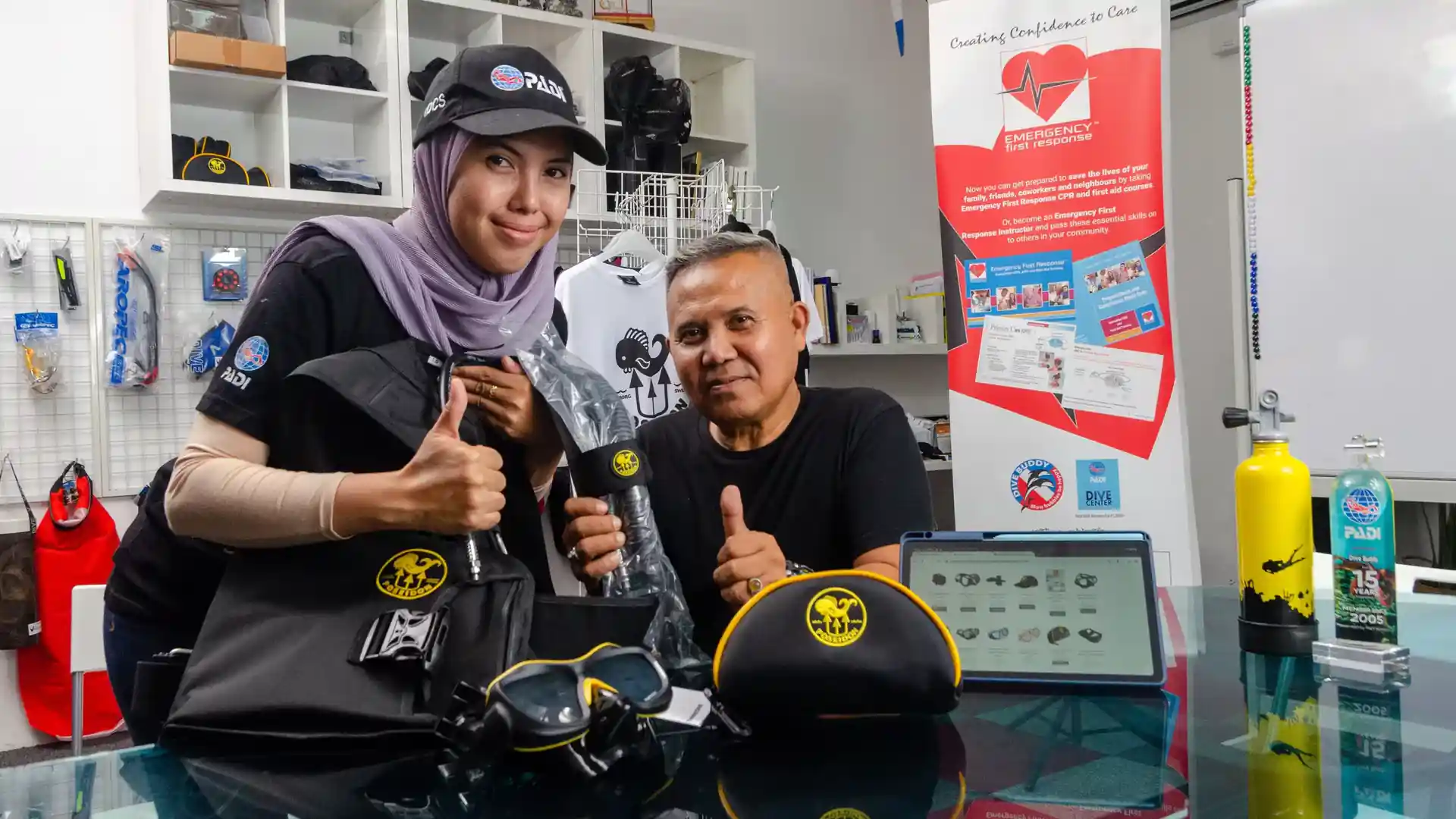 Dive shop photo
