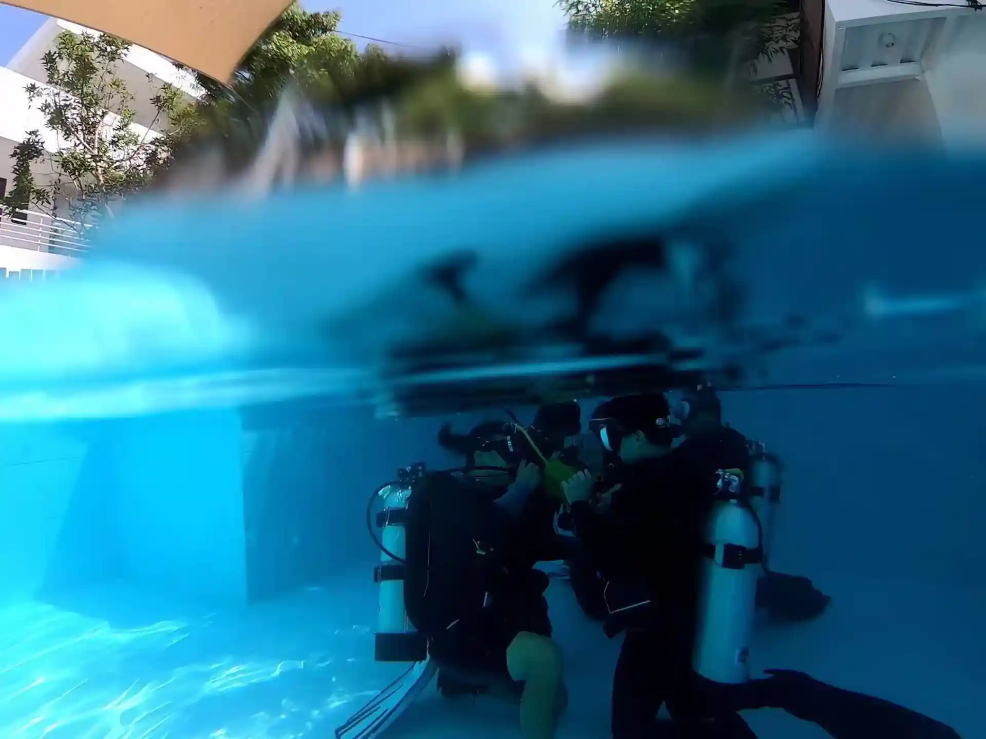 Confined water (pool) practice