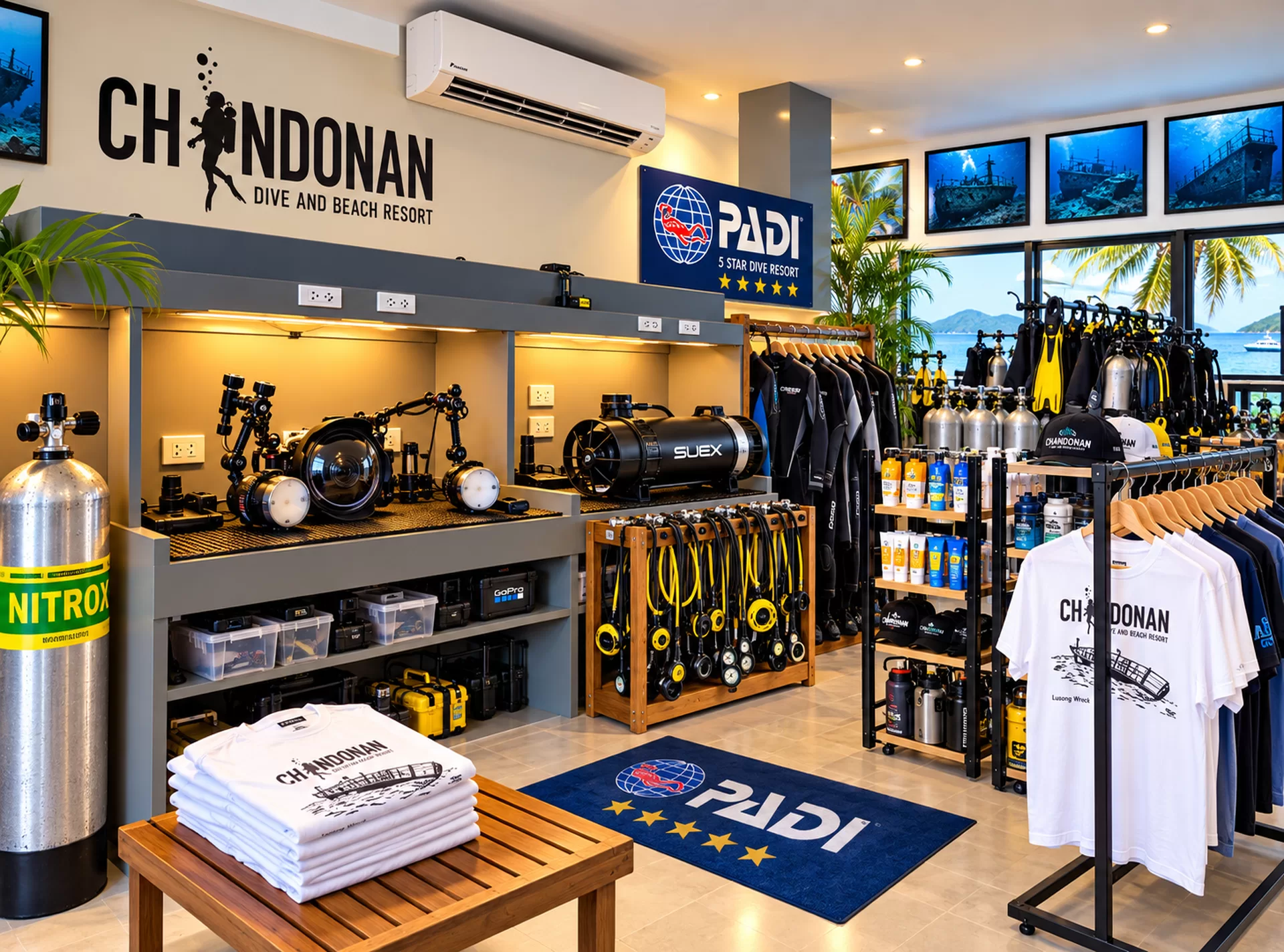 Dive shop photo