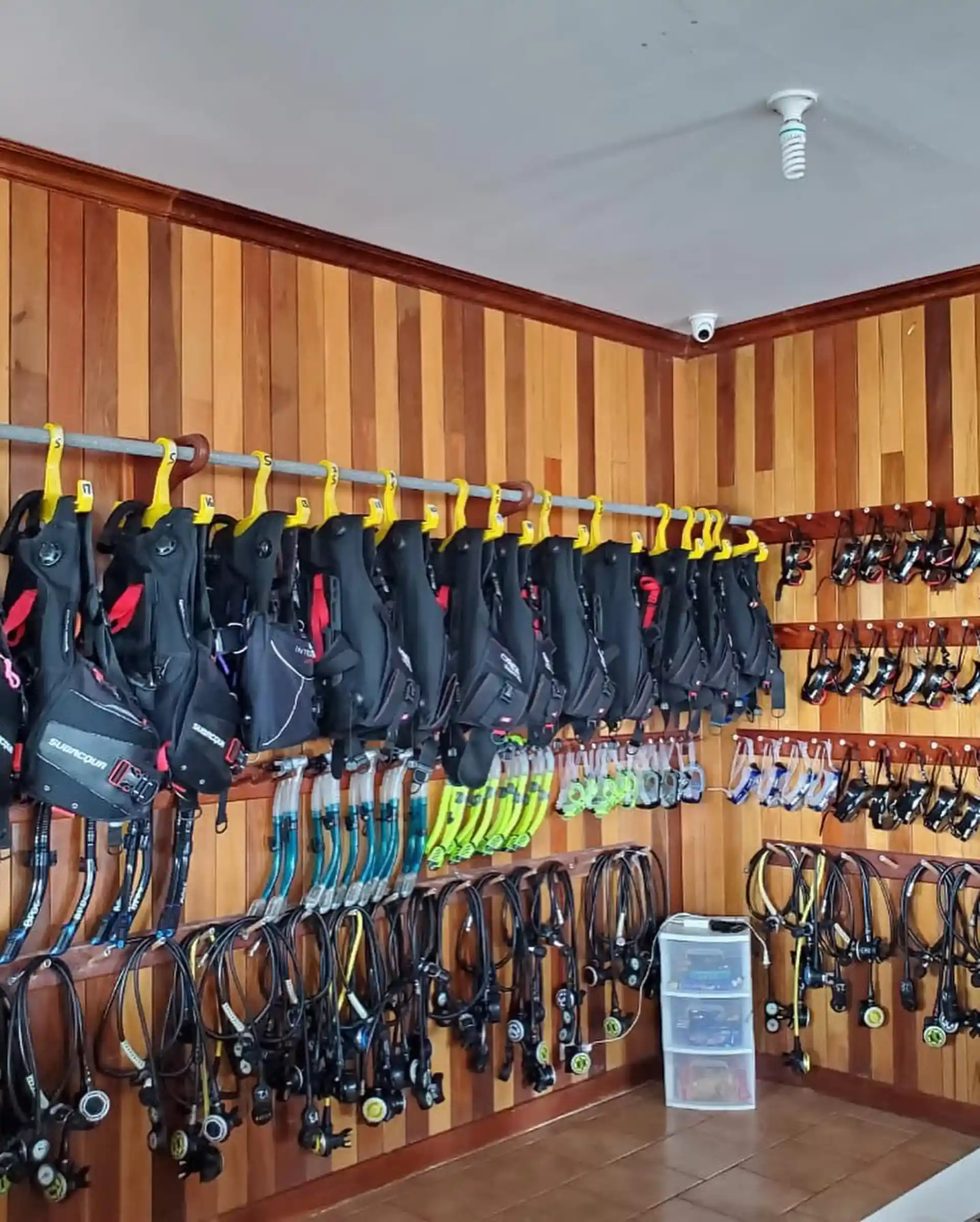 Our fully stocked and maintained rental equipment is available for all your diving needs when visiting for your next dive trip to Belize!