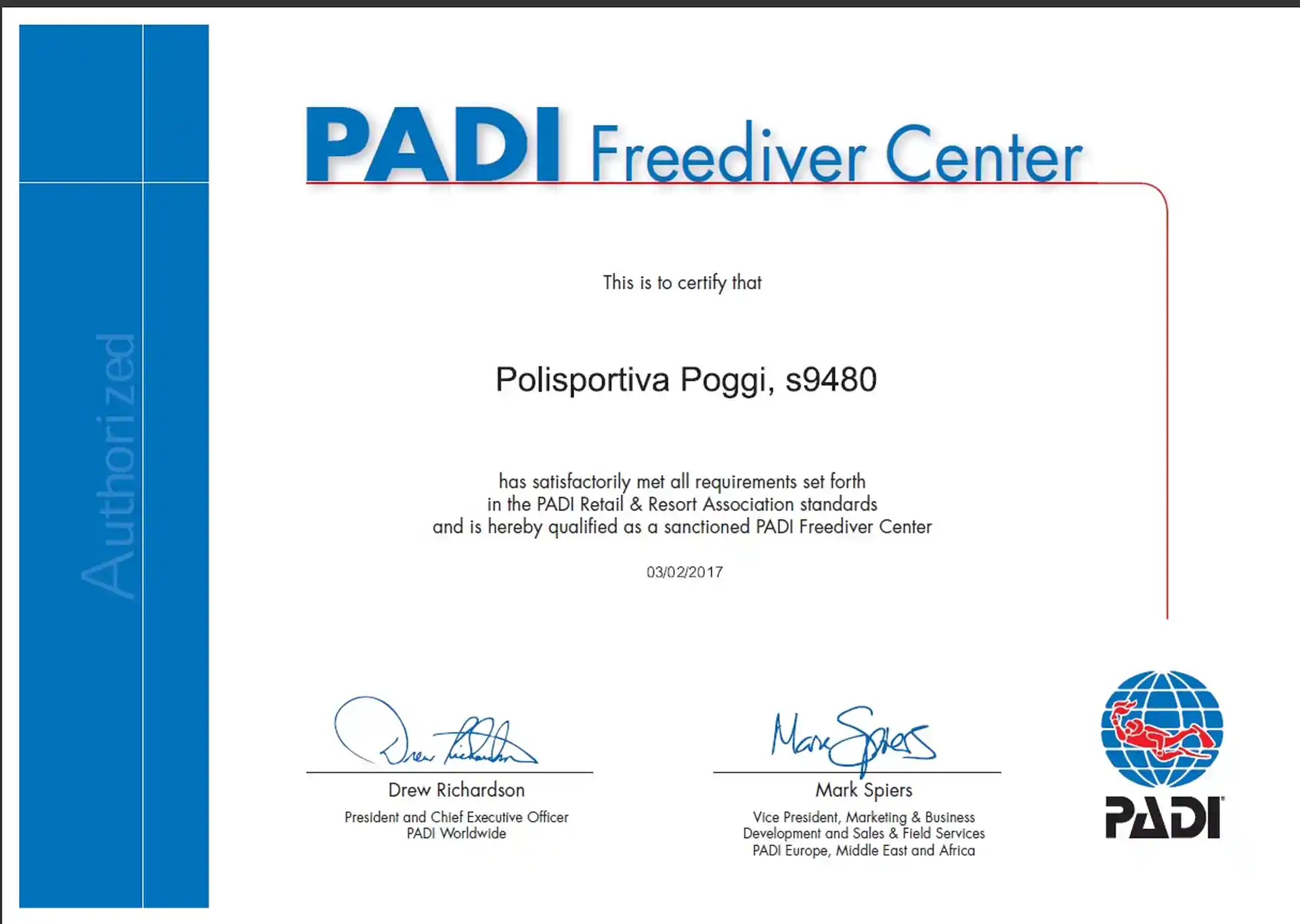Padi Freediver Center a Bologna