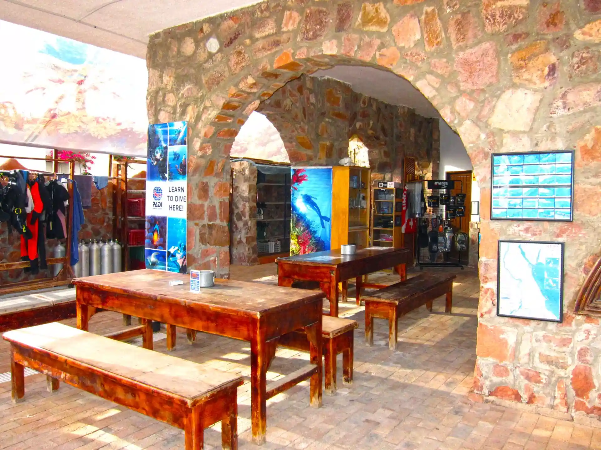 Photo du magasin de plongée