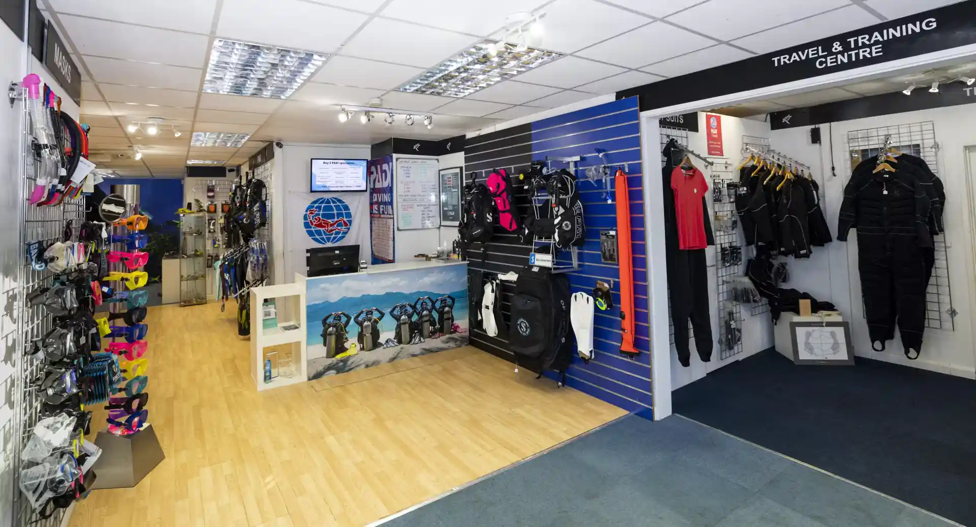 Dive shop photo