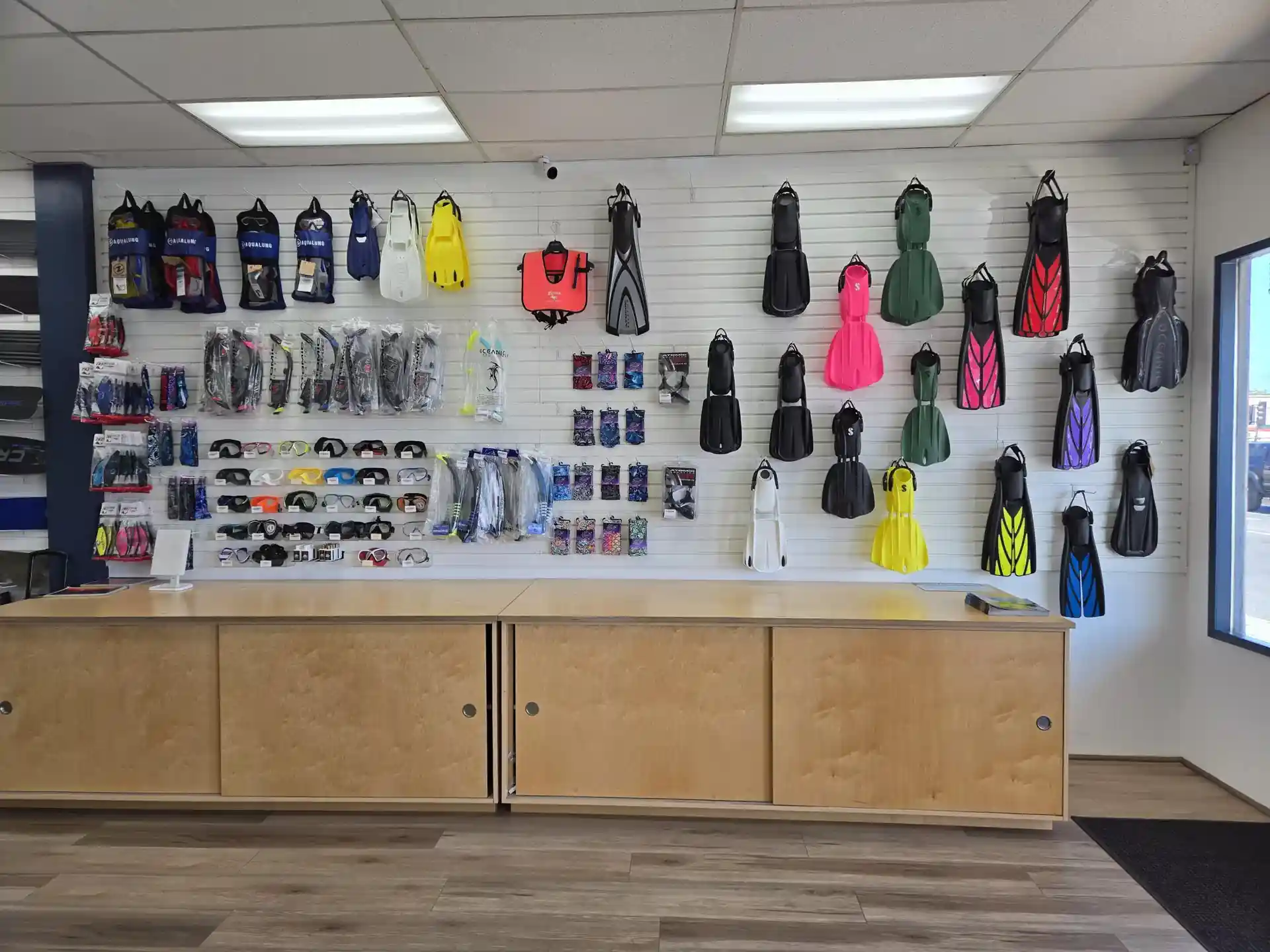 Photo du magasin de plongée