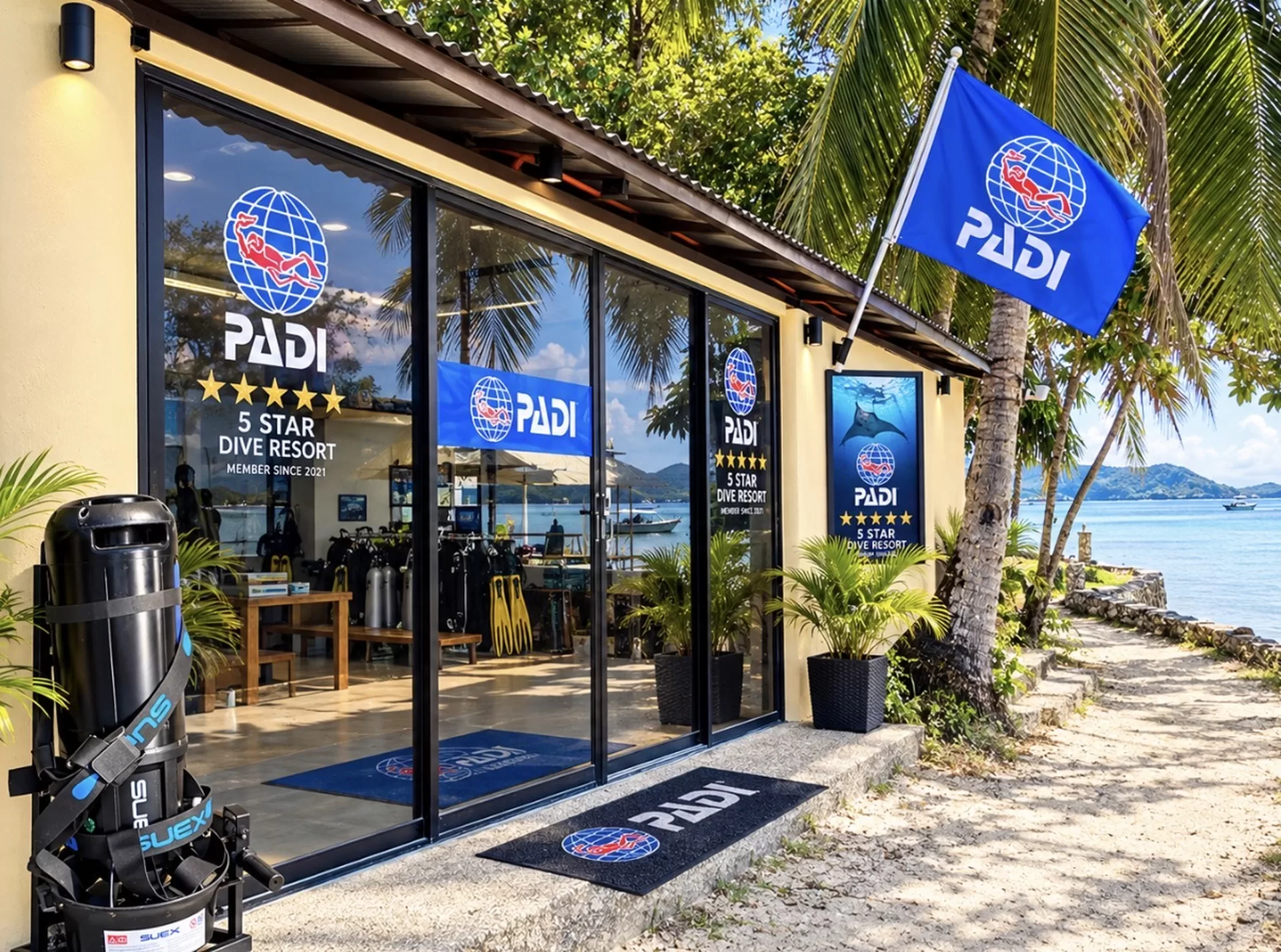 Dive shop photo