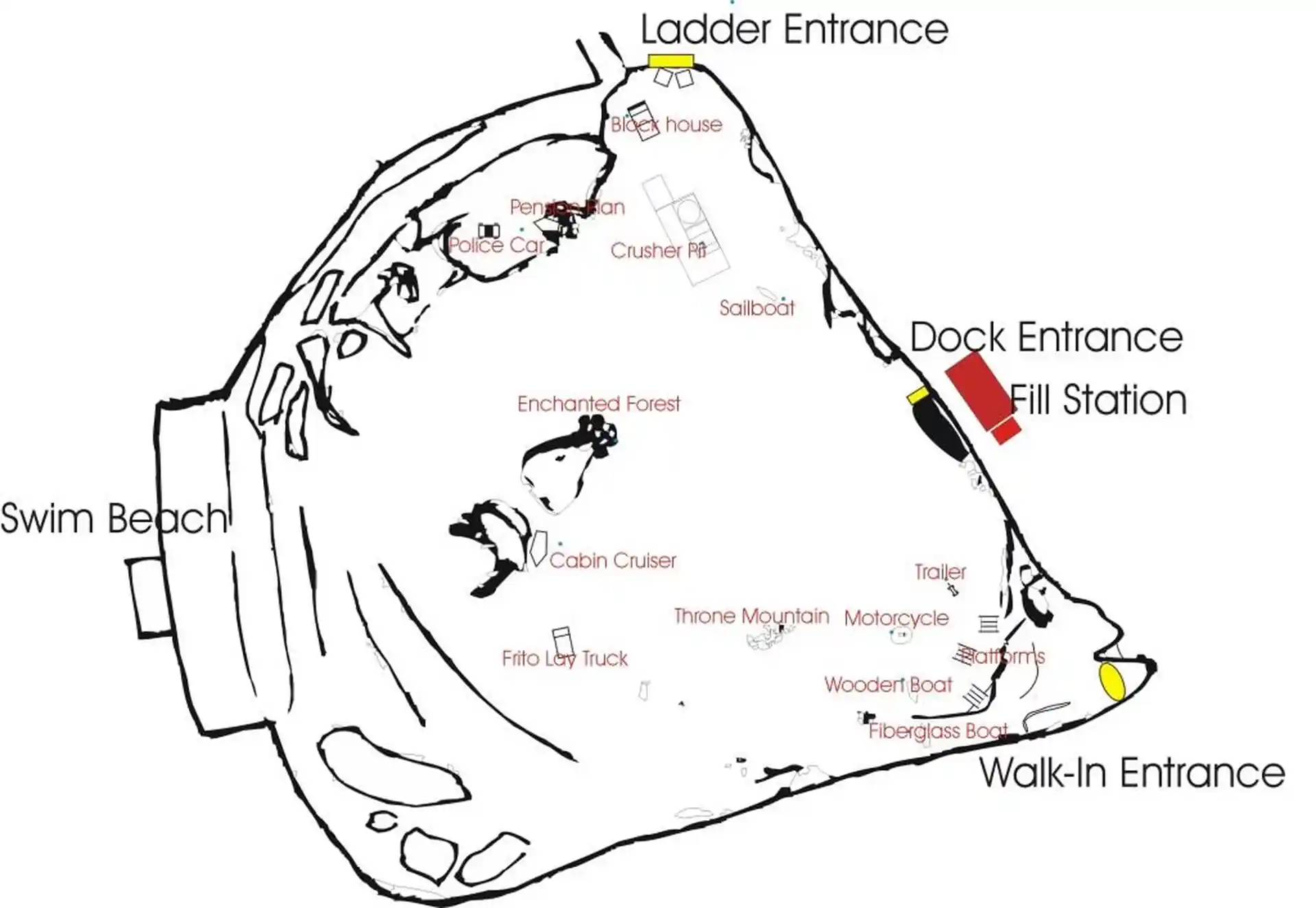Photo du site de plongée