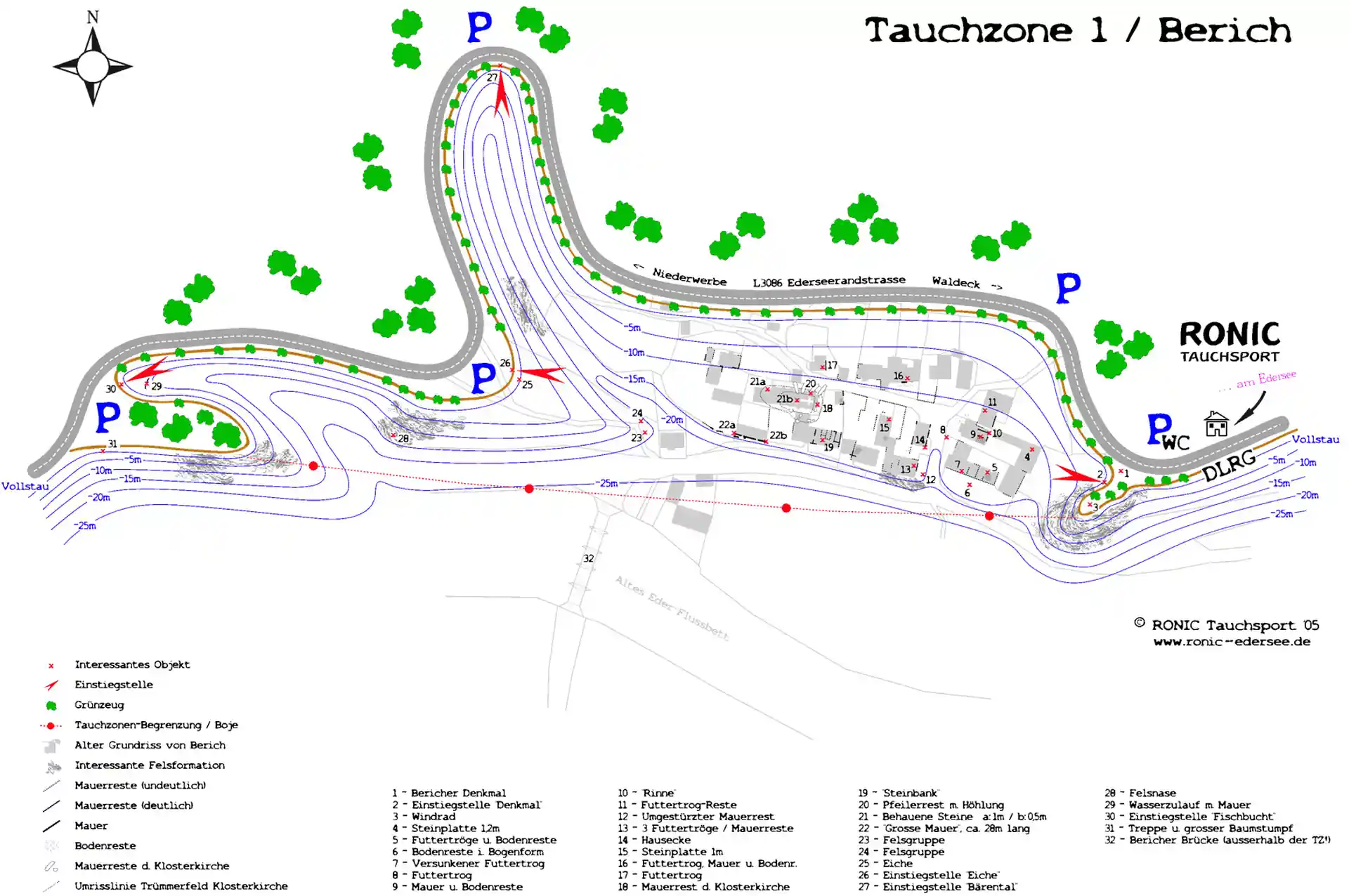 Foto des Tauchplatzes