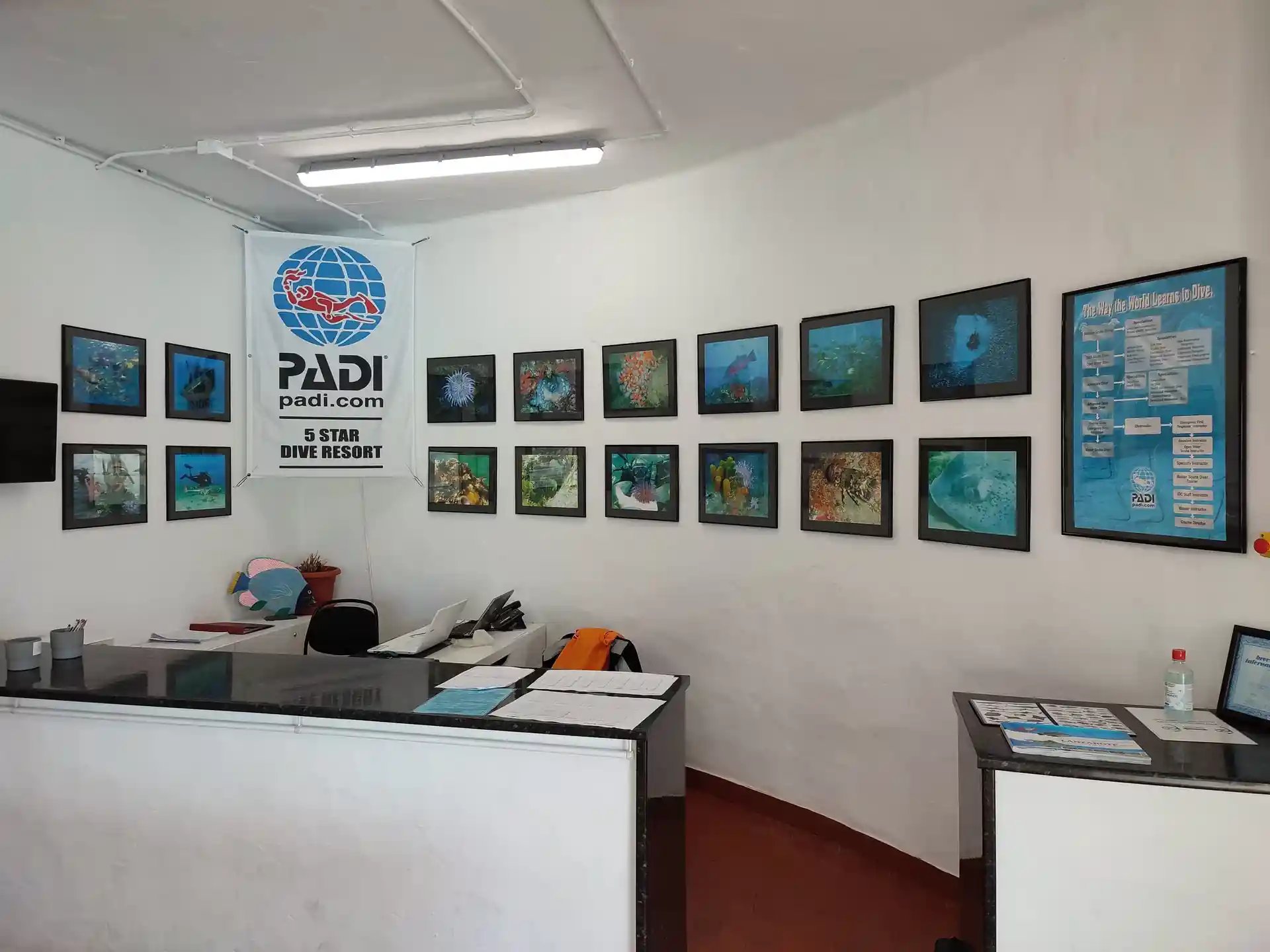 Dive shop photo