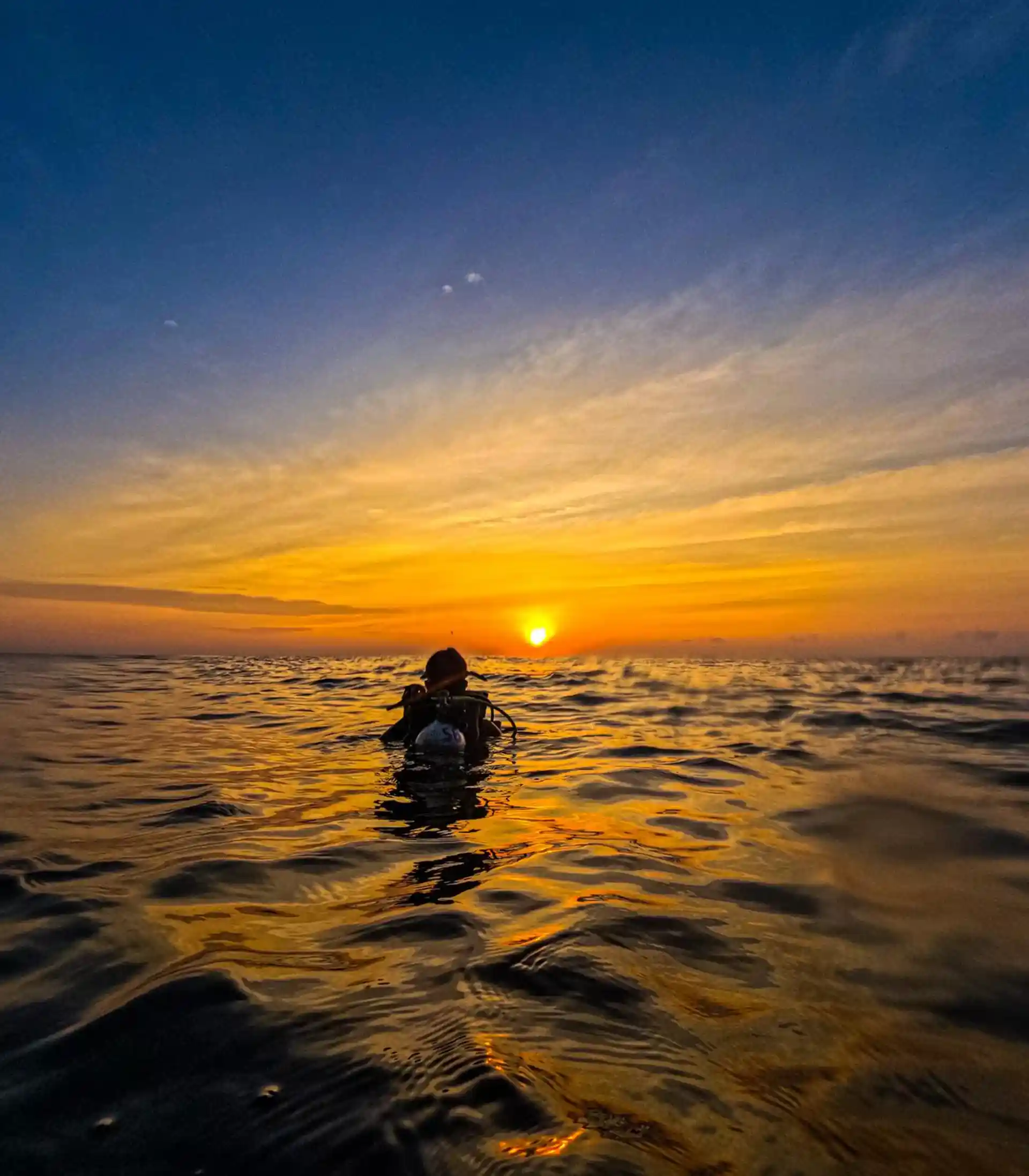 Sunrise diving in Tulamben