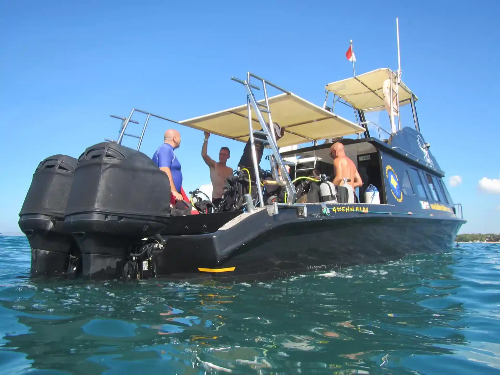 our boat  up to 12 divers