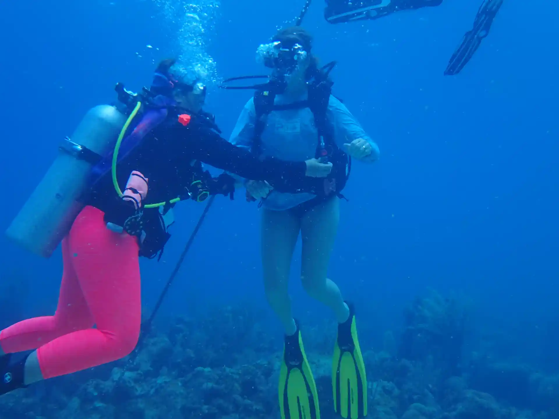 Back to the open water.