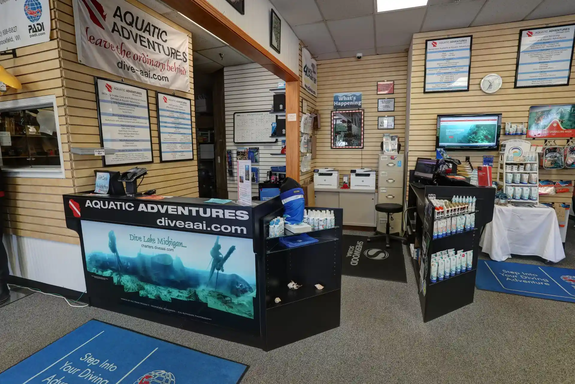 Sales counter display