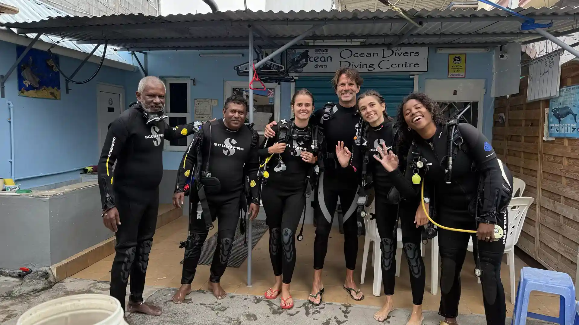 Happy, freshly certified Open Water divers