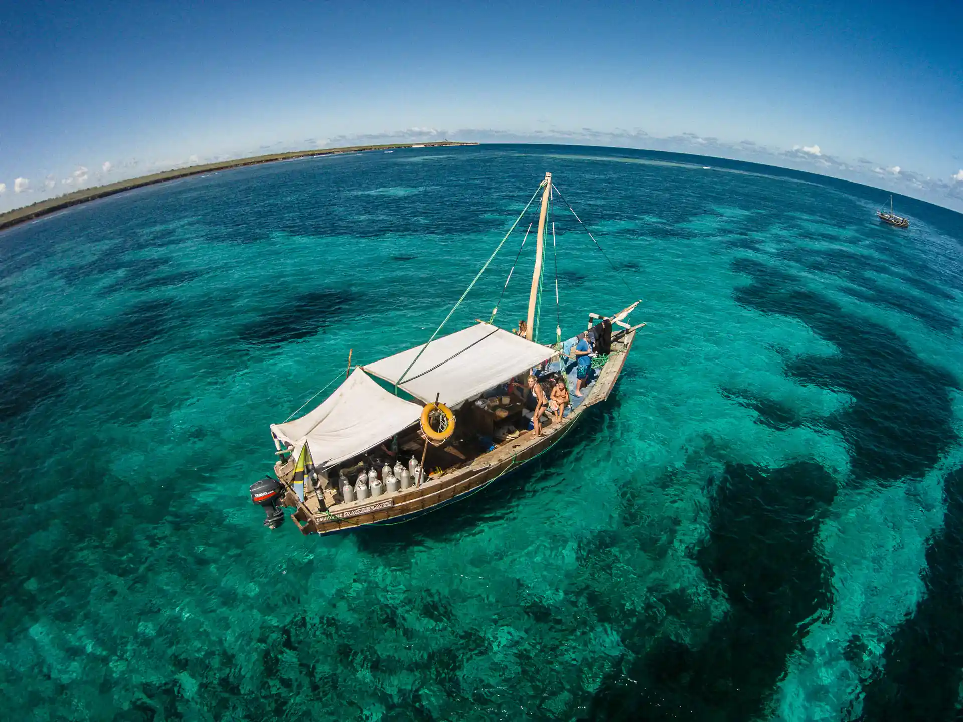 Exploring Tanzania's largest marine protected area by dhow