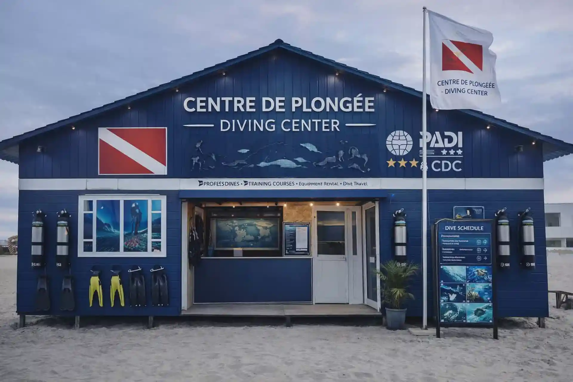 Dive shop photo