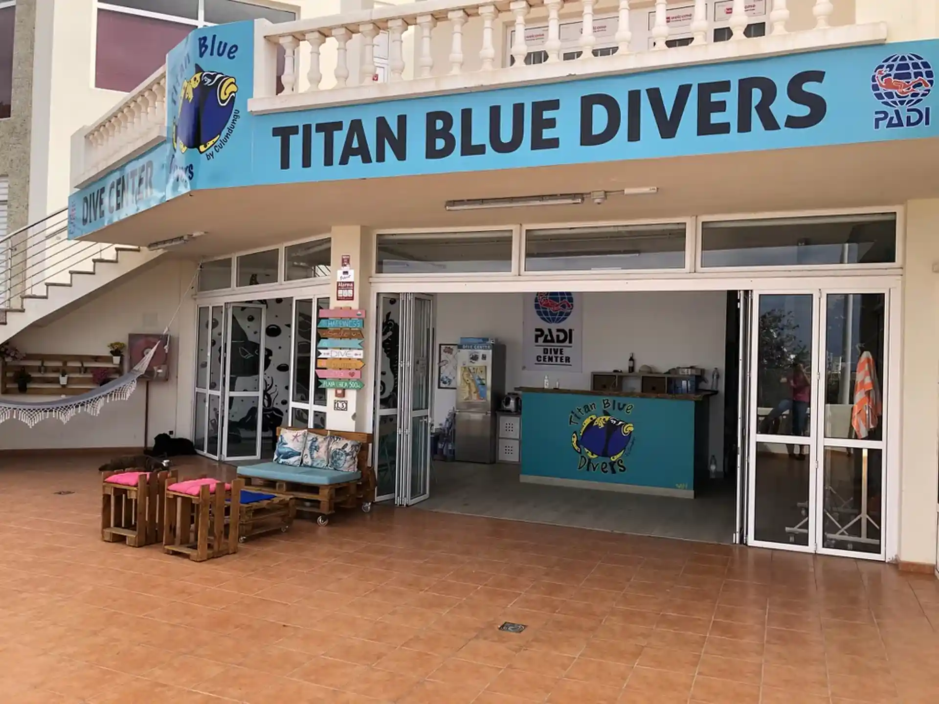 Photo du magasin de plongée
