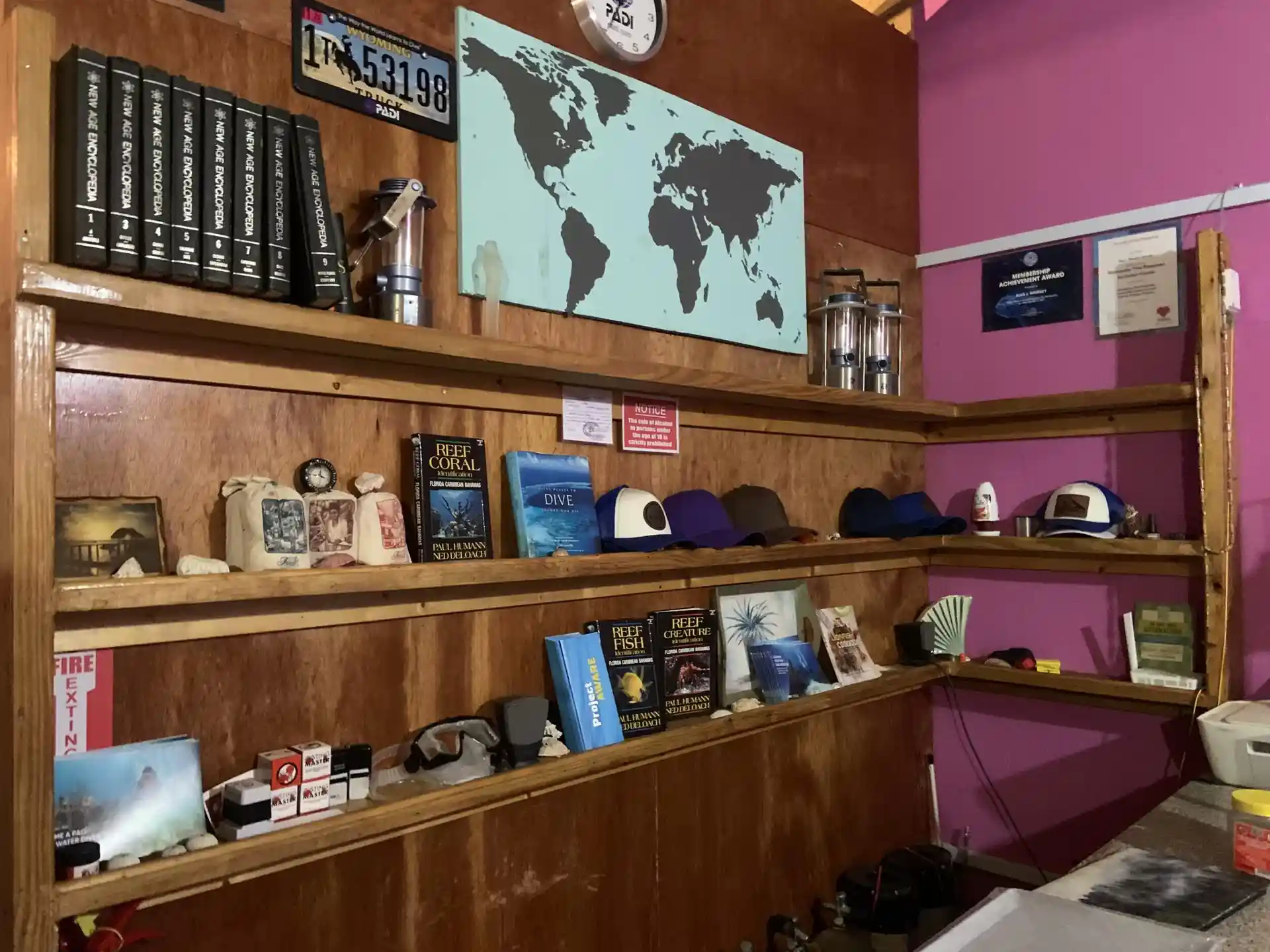 Dive shop photo
