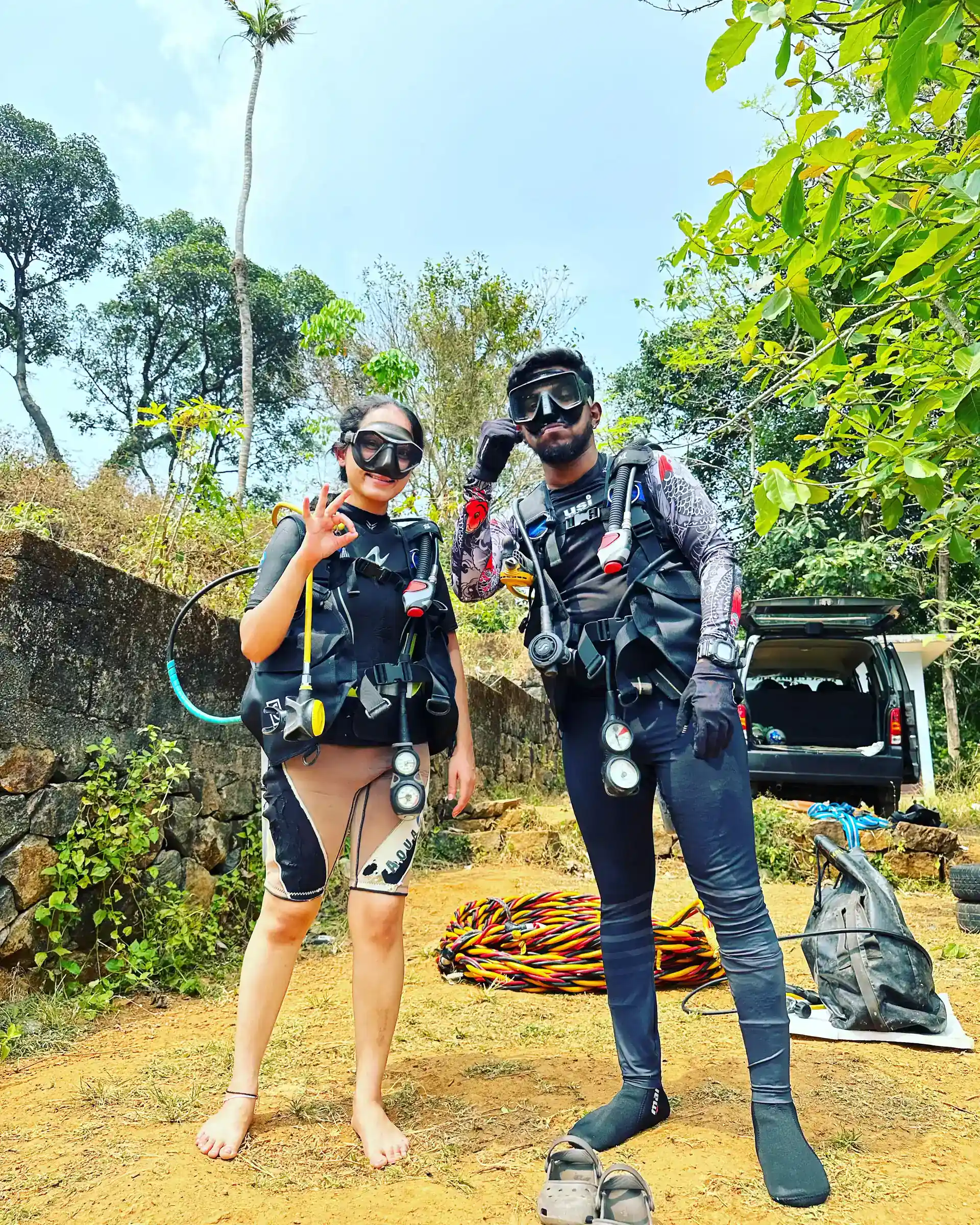 Open Water Dive 1 with Dr Aleena