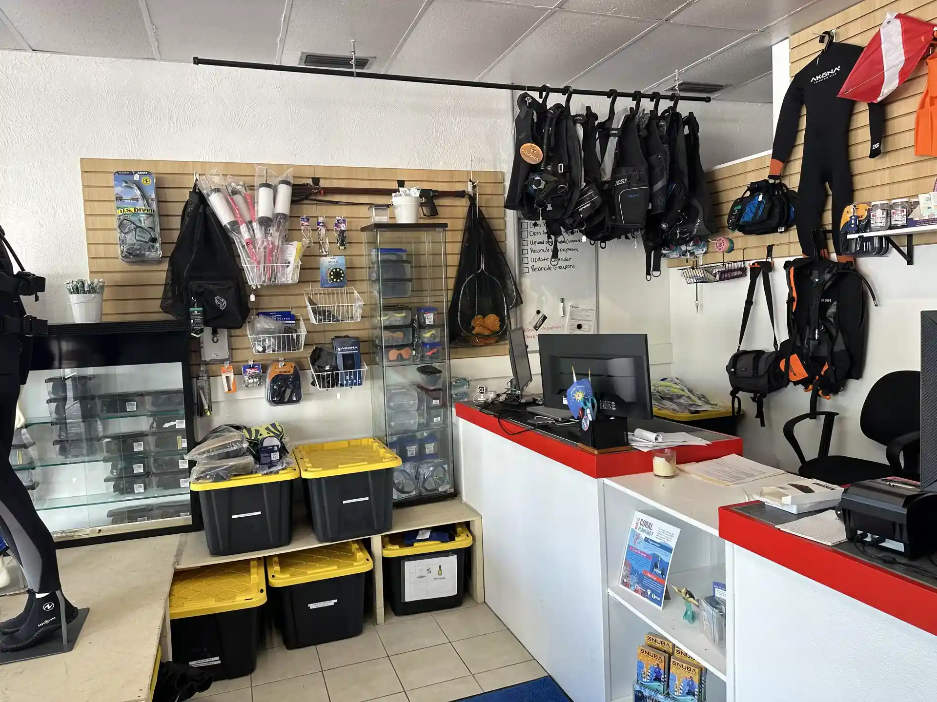 Dive shop photo