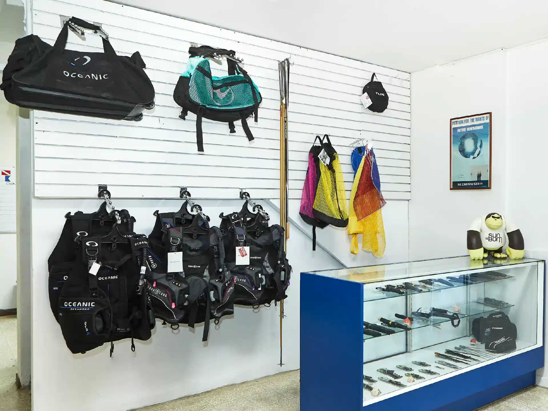 Foto de la tienda de buceo