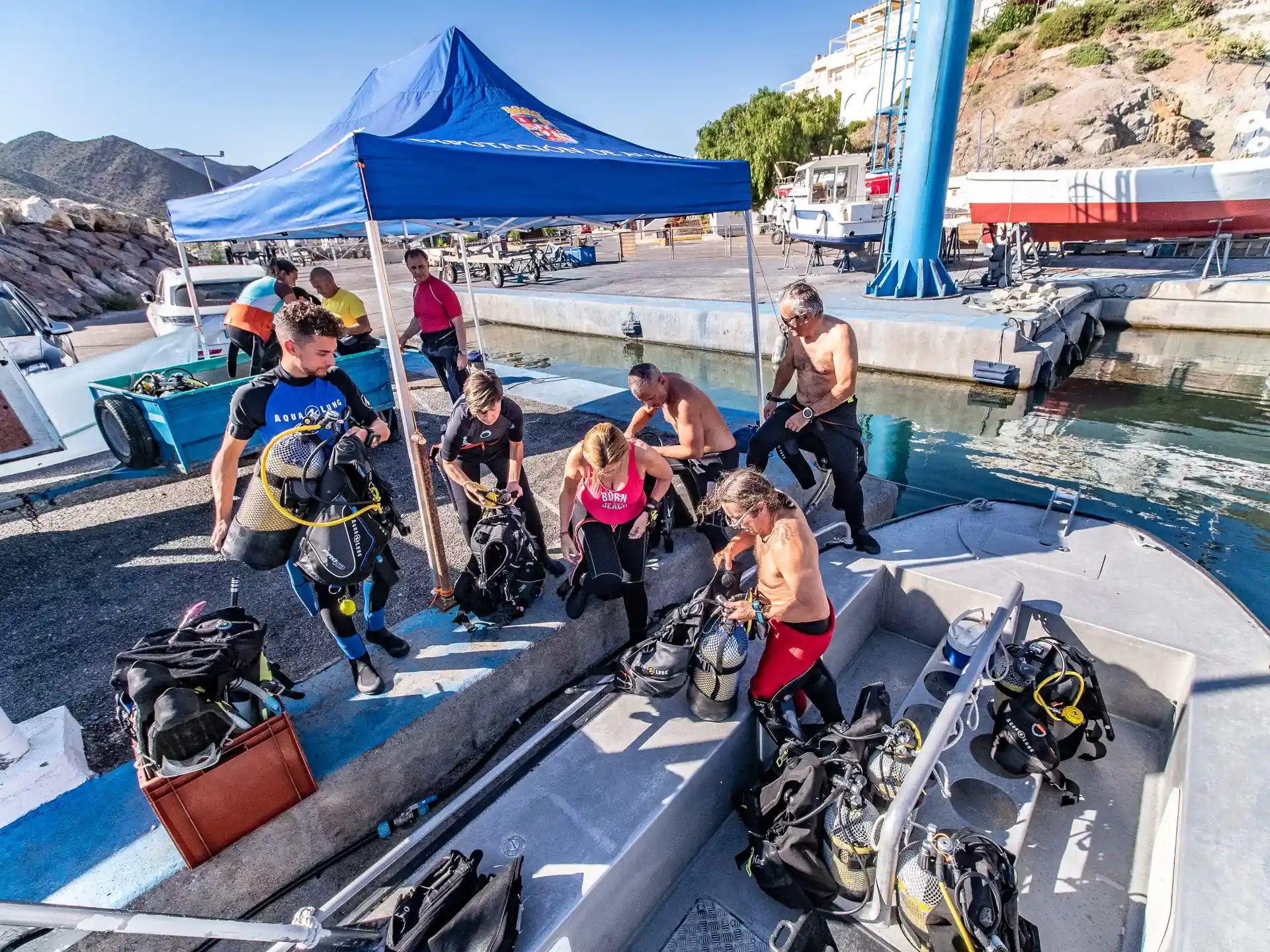 Dive shop photo