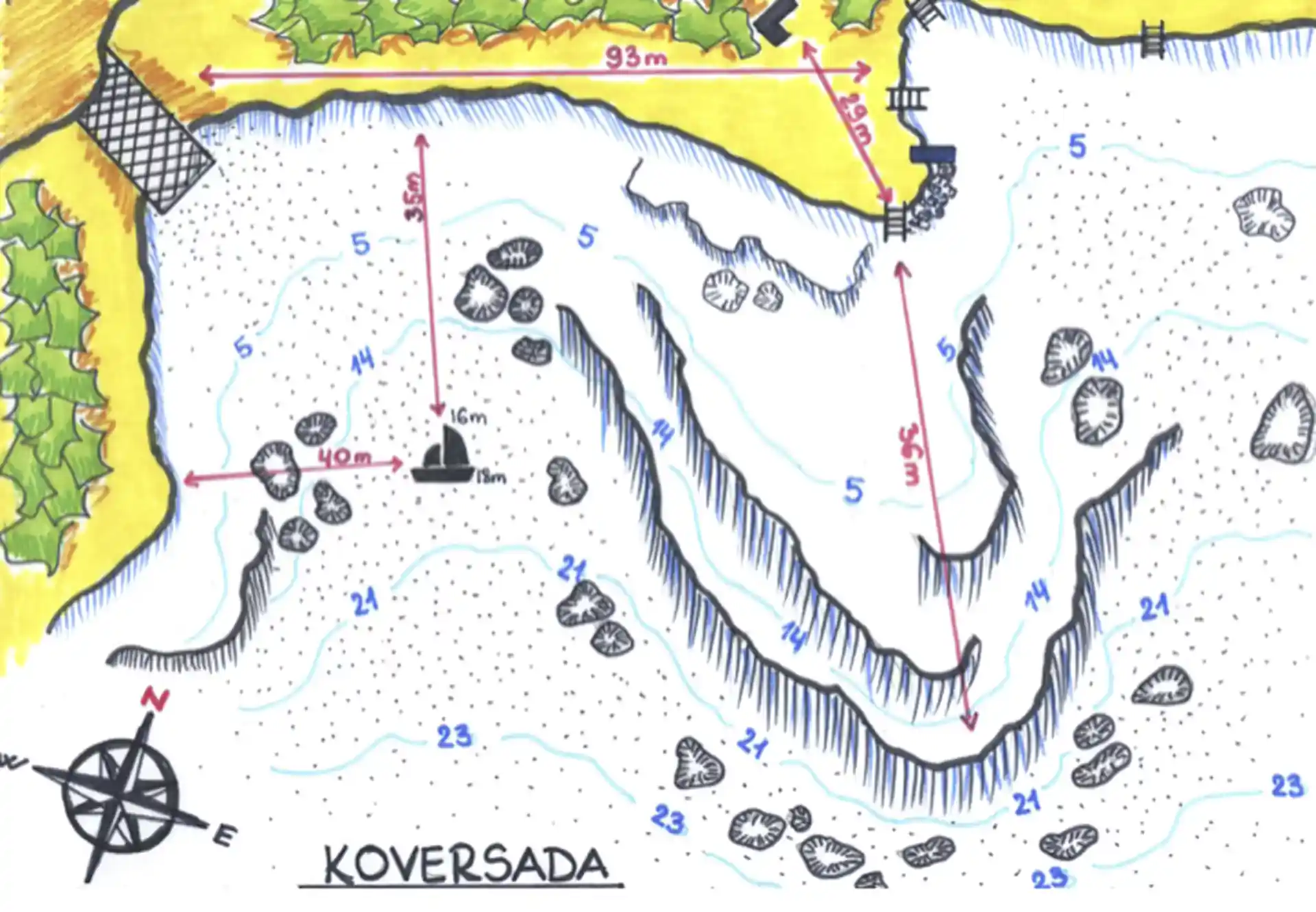 Foto van de duiklocatie