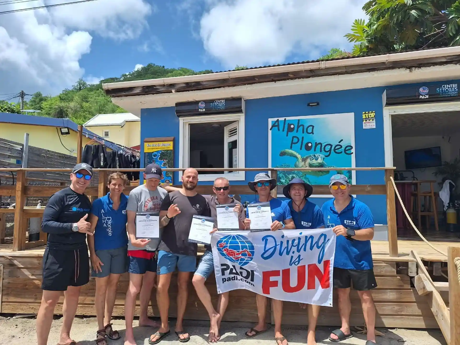 Dive shop photo